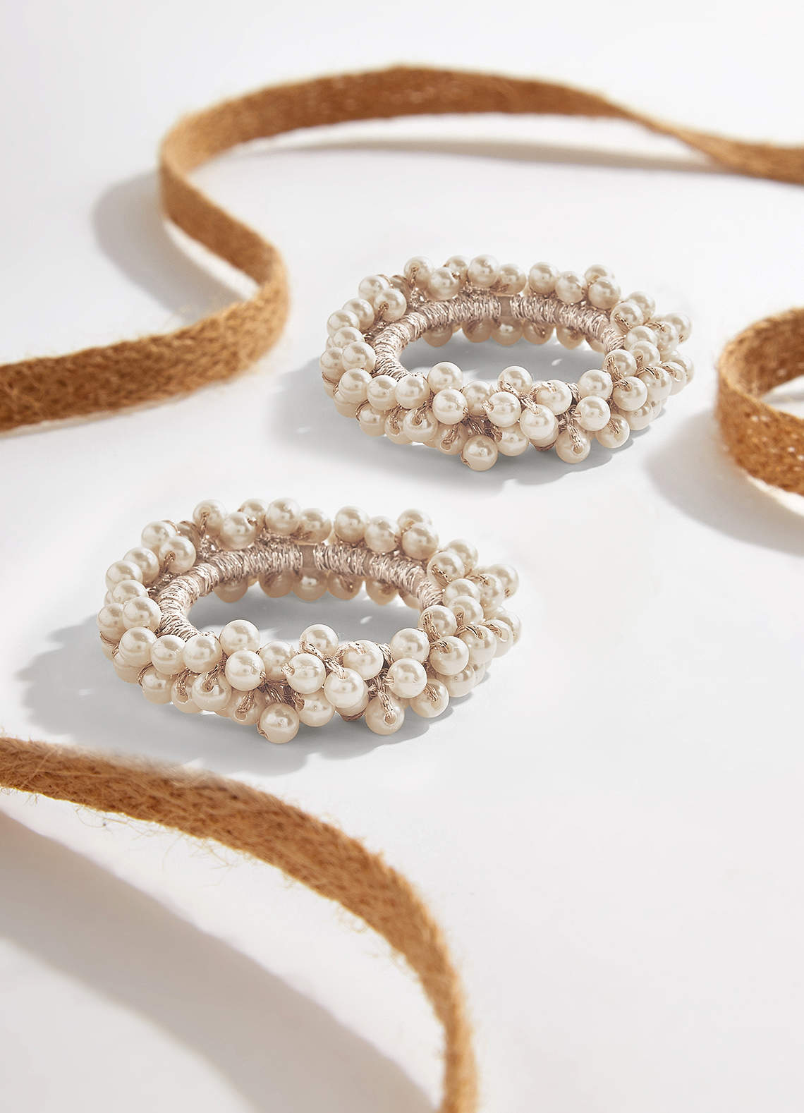 front Pearl Scrunchie