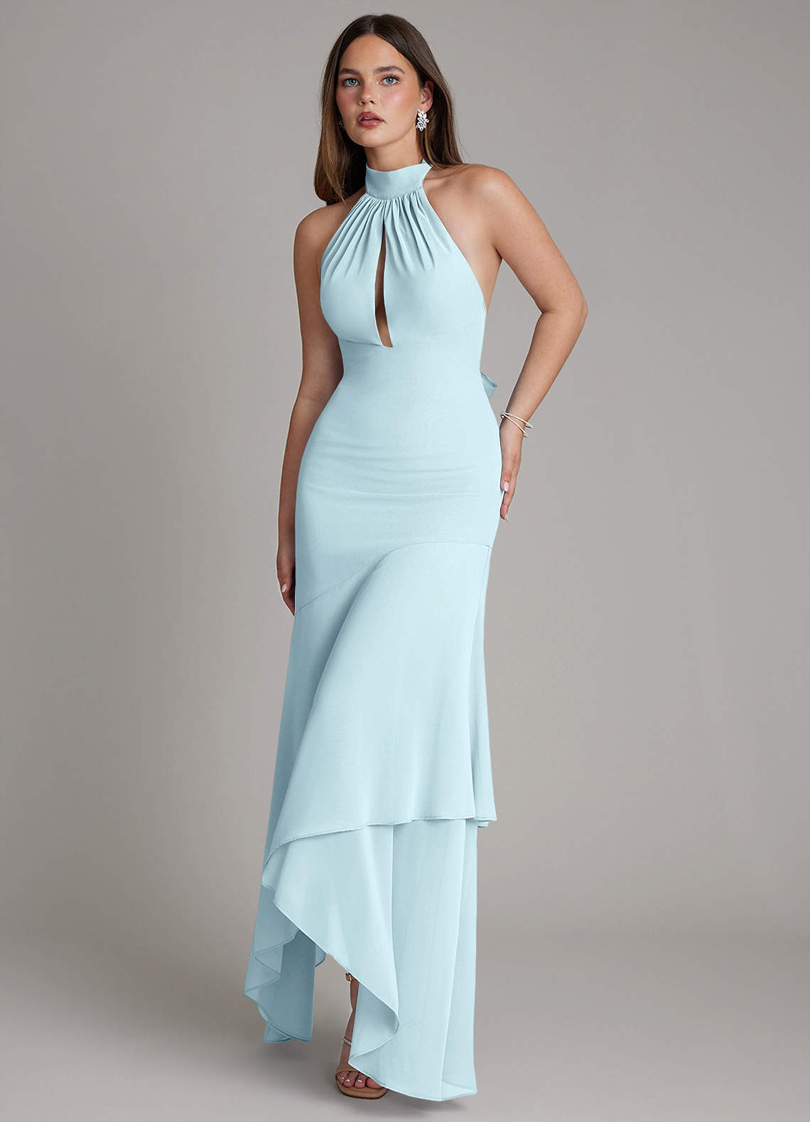 Azazie Magda Cloud Blue Chiffon Bridesmaid Dresses | Azazie Azazie Magda Cloud Blue Chiffon Bridesmaid Dresses | Azazie