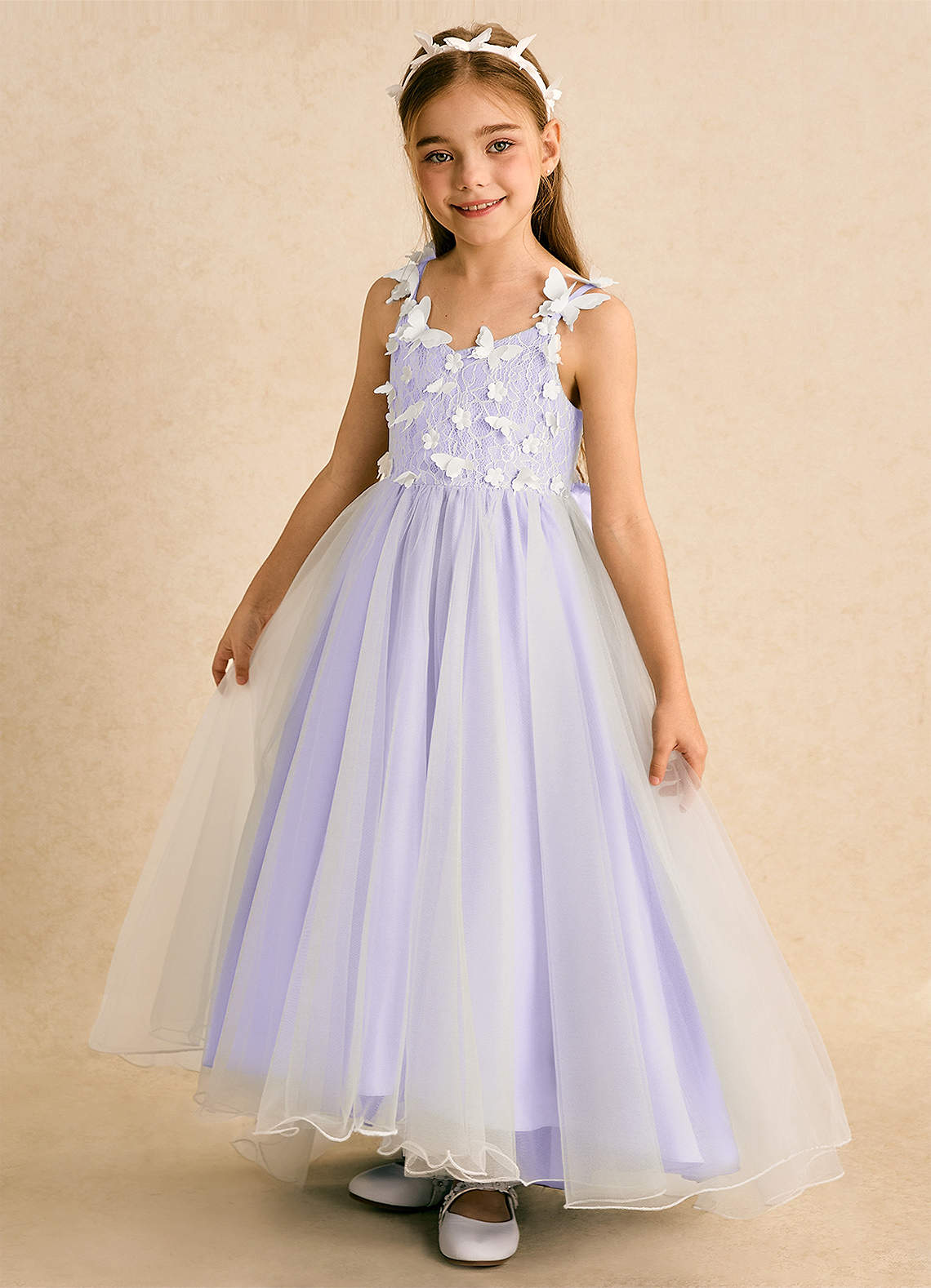 chinese dress ladies Lilac Gown 2 / Ivory main image 0