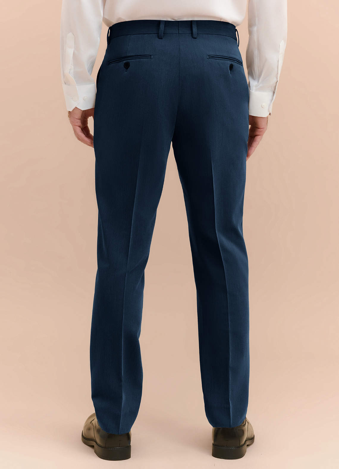 front William Dark Navy Comfort Blend Dress Pants