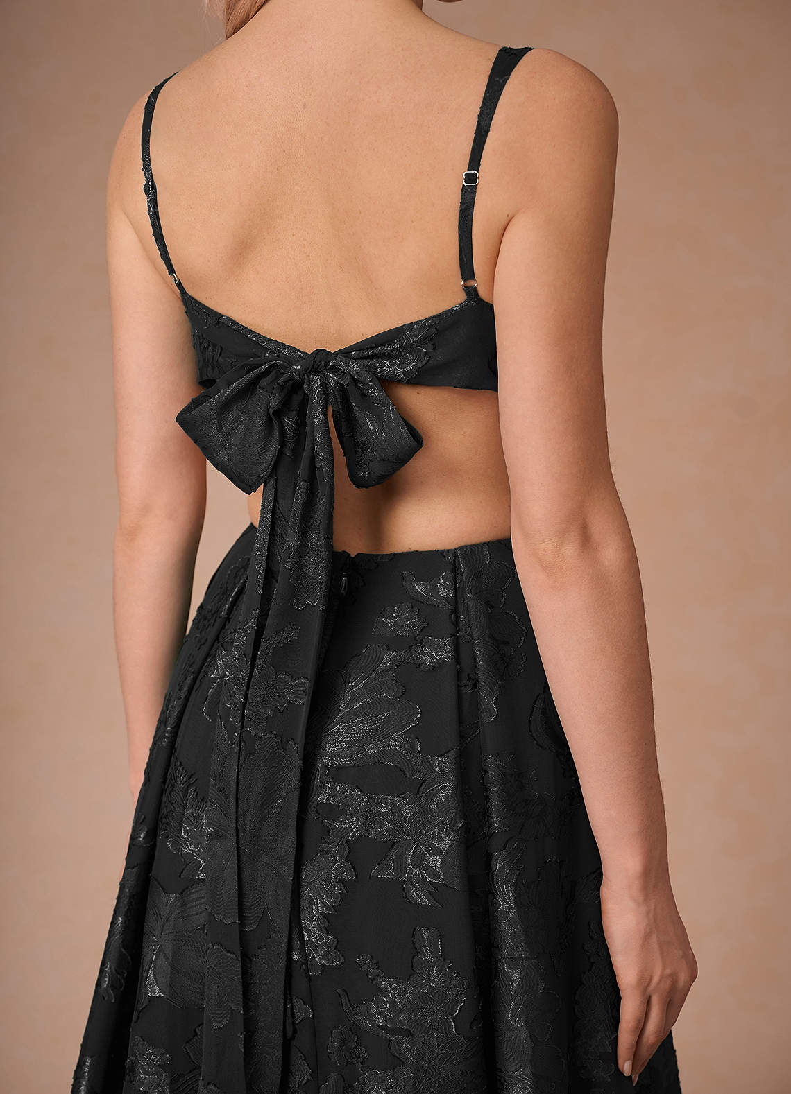 Althea Black Tie-Back Maxi Dress Ready to Ship | Azazie Althea Black Tie-Back Maxi Dress Ready to Ship | Azazie