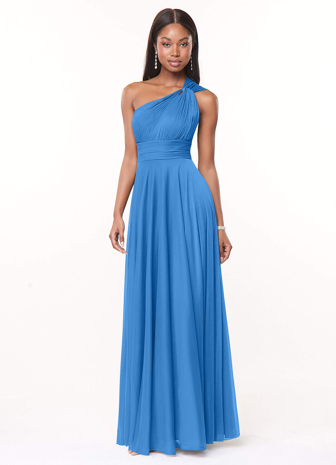 Azazie Charlize Blue Jay Bridesmaid Dresses Azazie