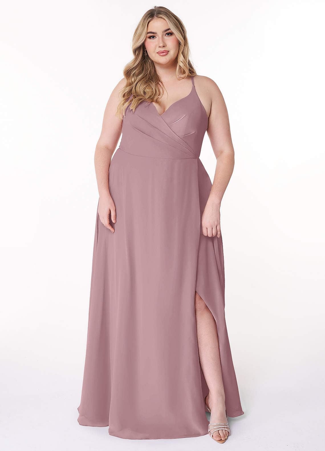 Aidon Matrix dusty outlets rose formal dress Size 4