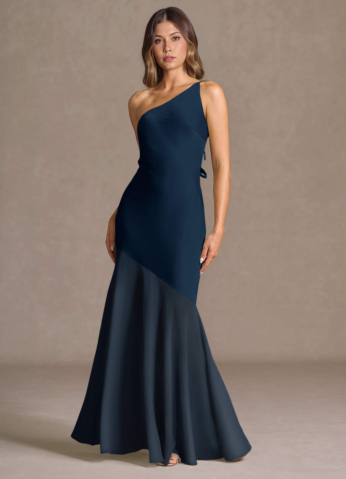 Fatima Navy Maxi Dress | Azazie