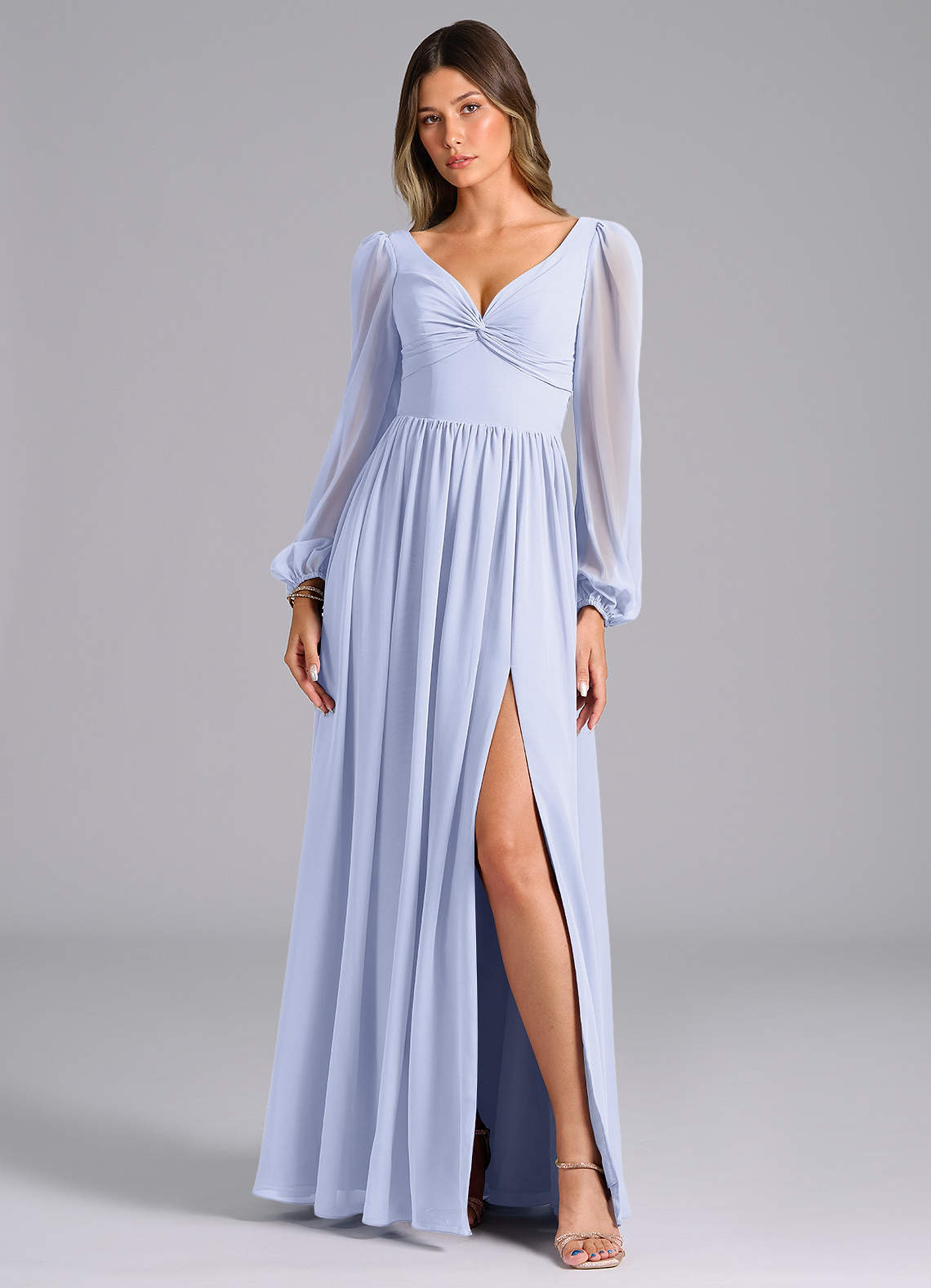 lavender chiffon dress with sleeves CTIUYA Lavender Dress for Women Plus Puff Sleeve Chiffon Dress (Color : Violet Purple, Size : 4XL) : Buy Online at Best Price in KSA