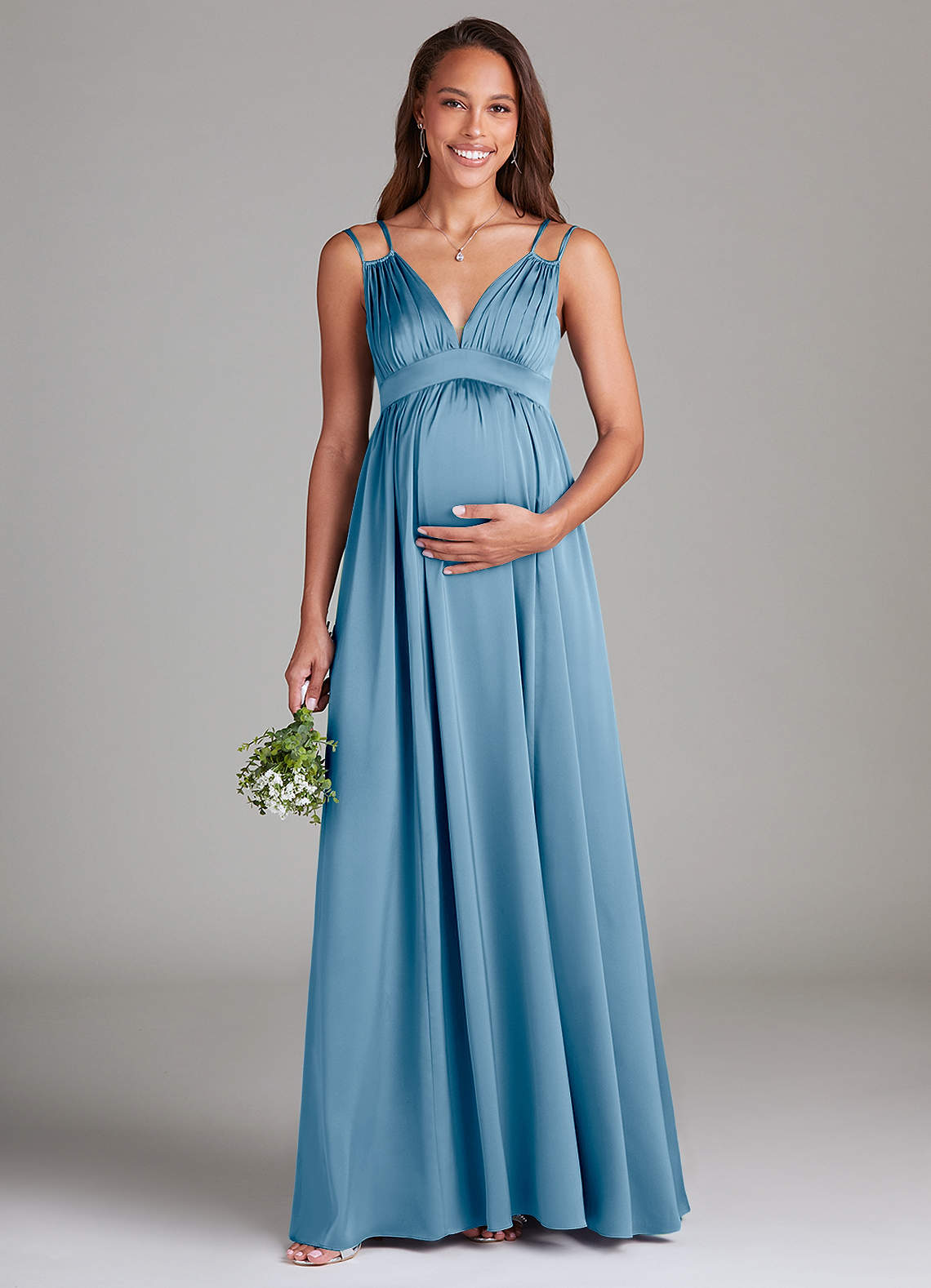blue maternity formal dress PinkBlush Navy Lace Overlay Maternity Maxi Dress