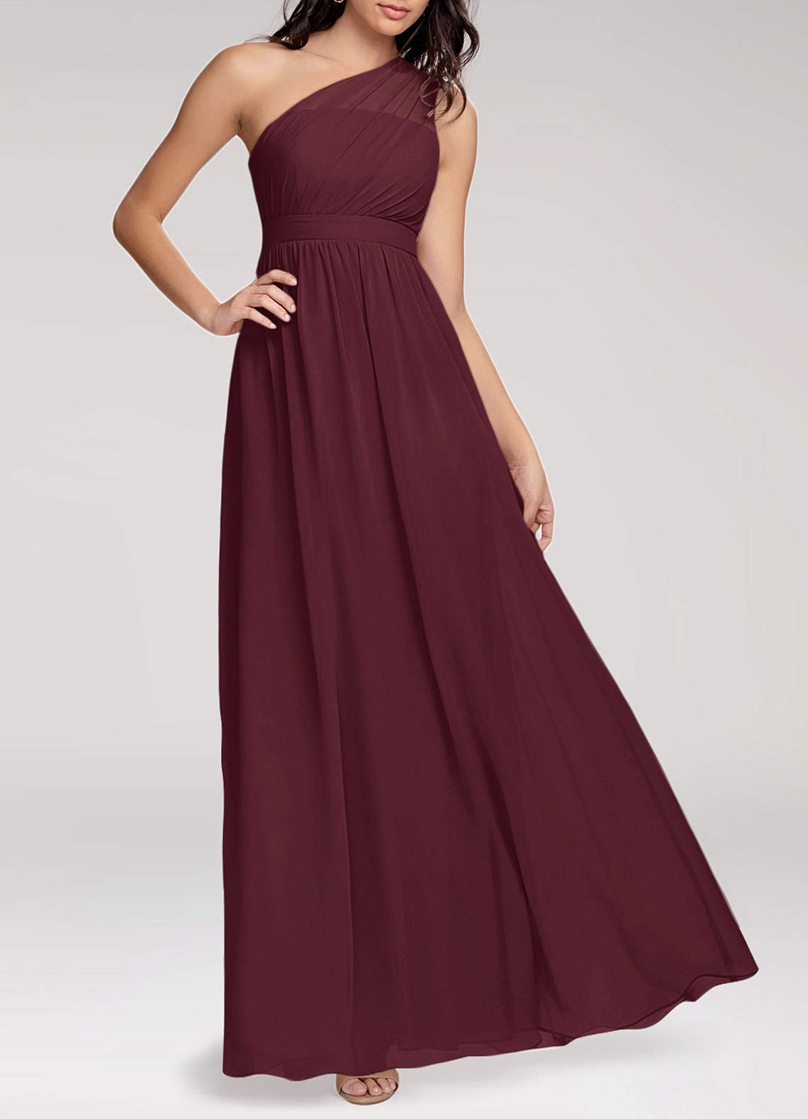 Azazie shop cabernet dress