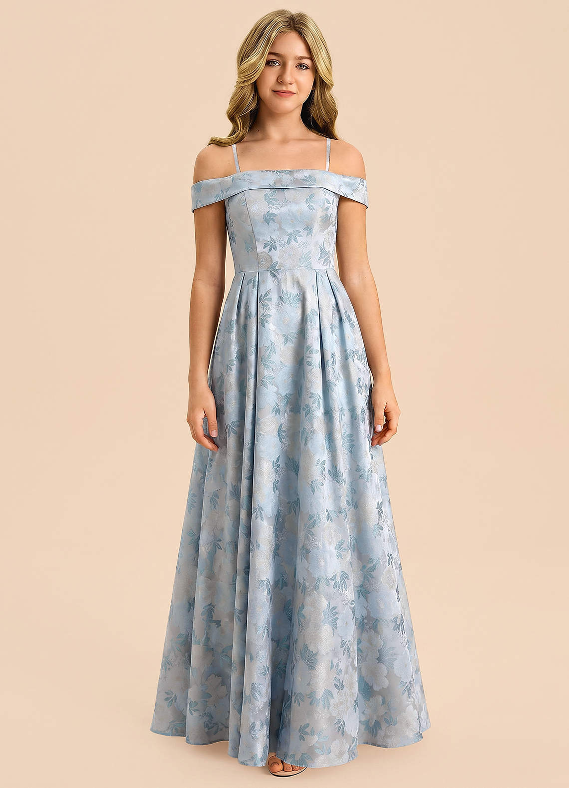 front Azazie Daisy Junior Formal Dress