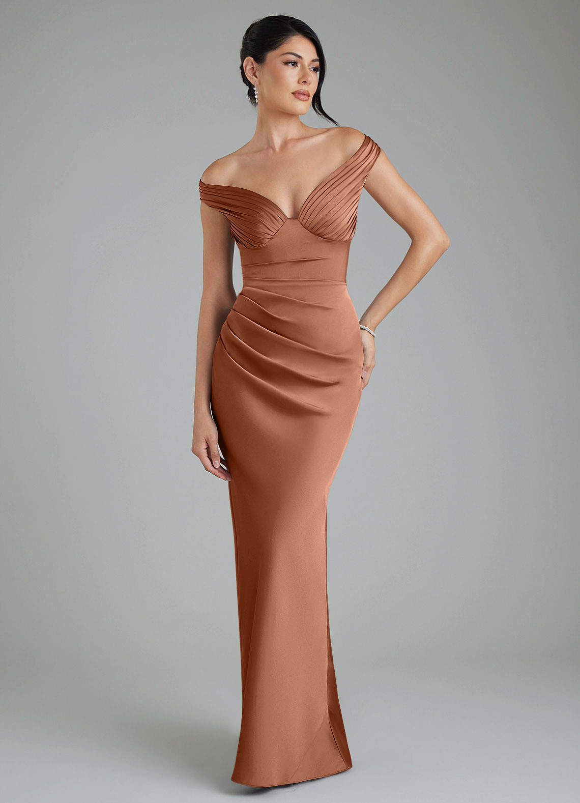 azazie bronzer bridesmaid dresses Azazie Novi