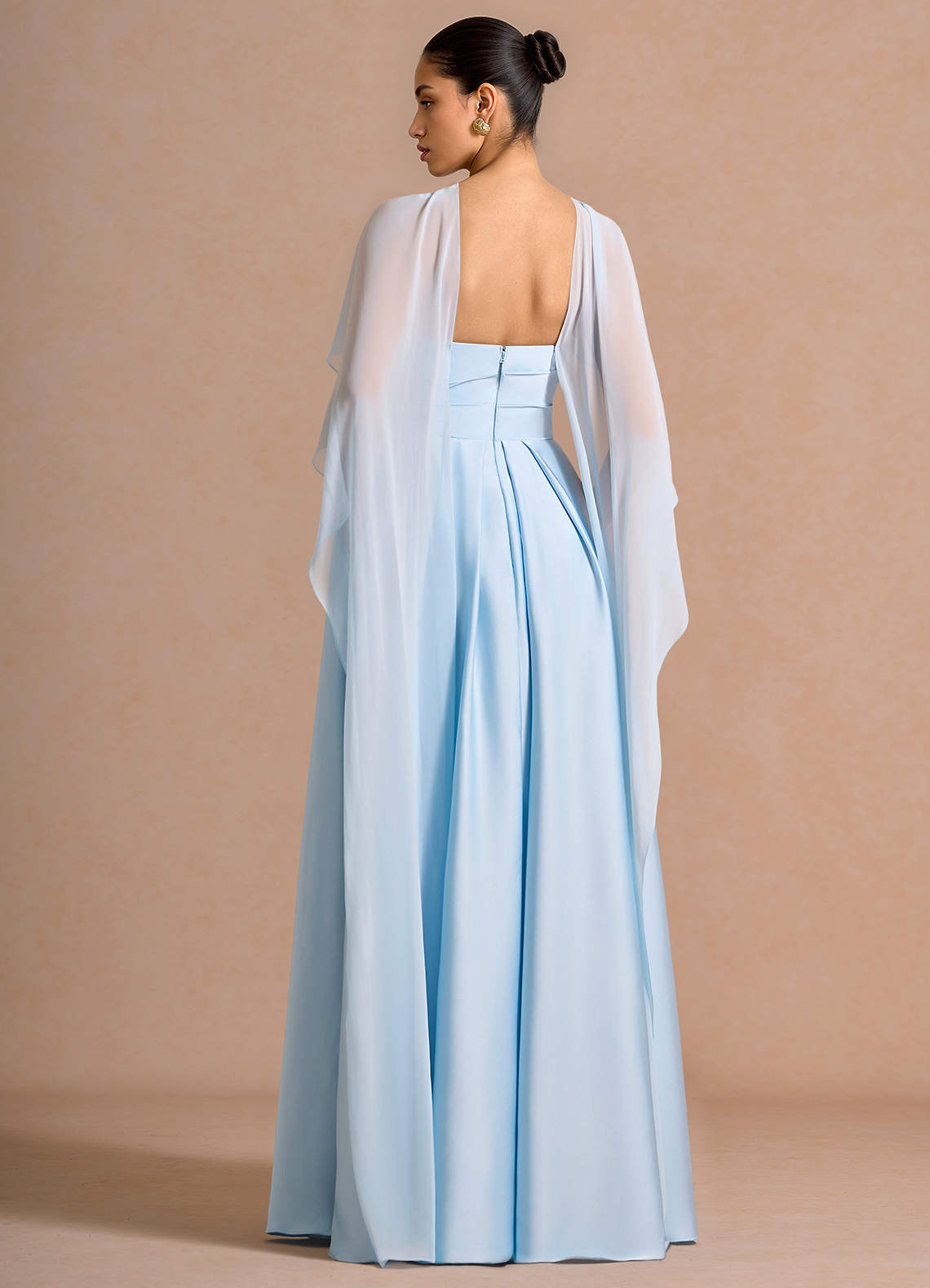 Nancy Sky Blue Maxi Dress