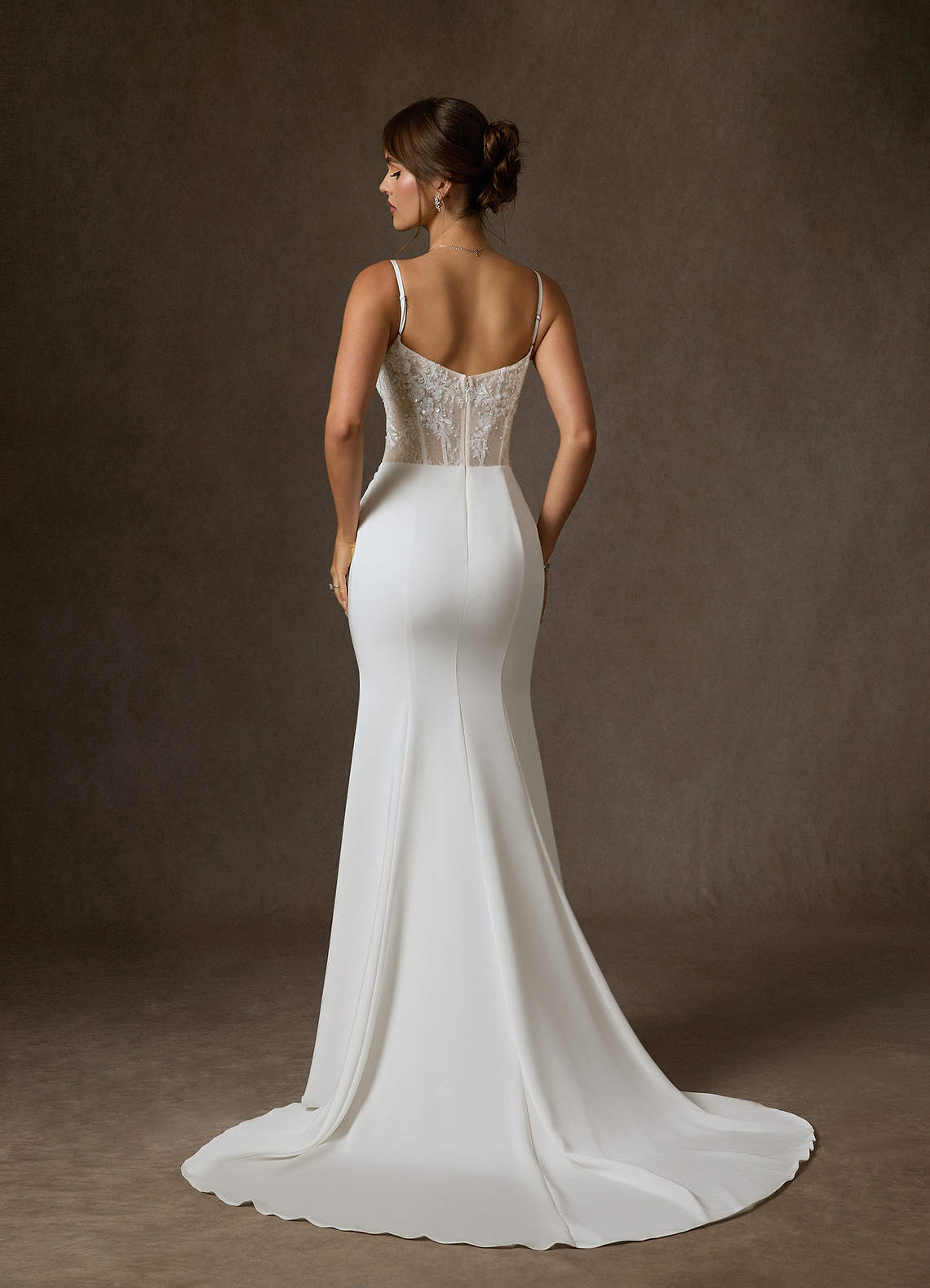 backless diamante dress Samara Sleeveless Diamante Maxi Dress - Chocolate main image 0
