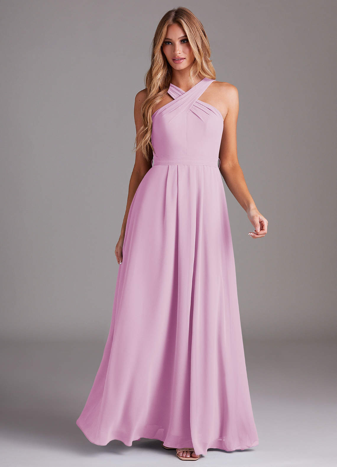 ever pretty plus size bridesmaid dresses Plus Size Pleated Midi Chiffon Dress