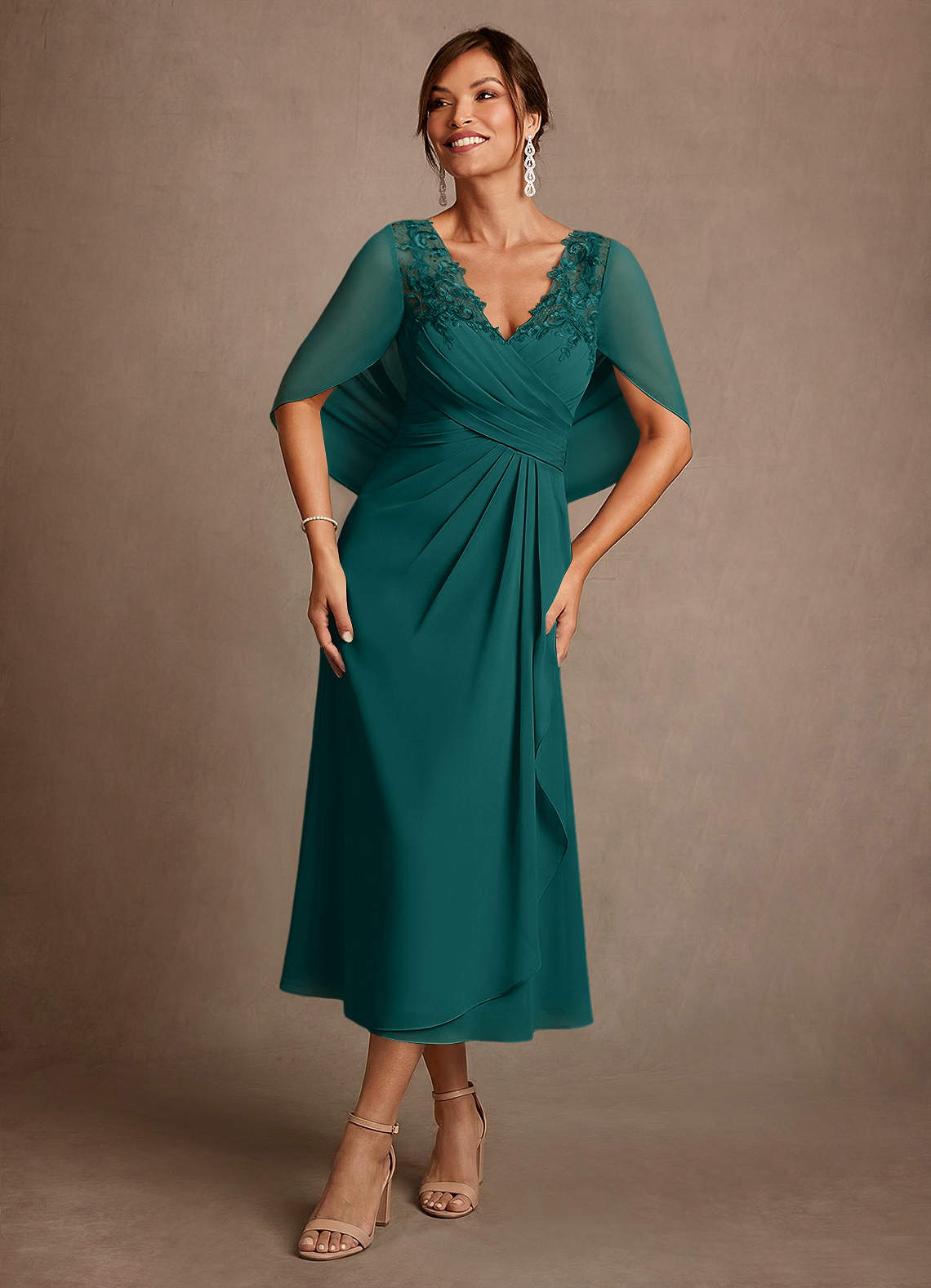 Azazie Forums Peacock A-Line Lace Dress | Azazie