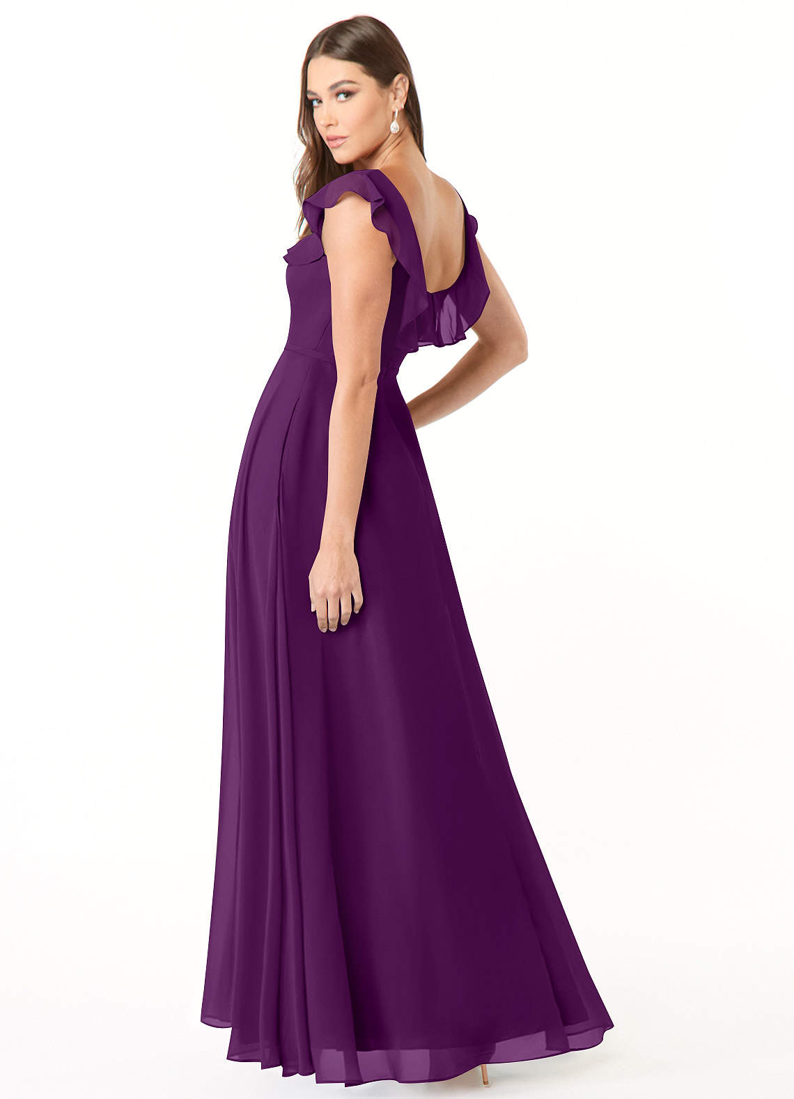 can i wear a floor length dress to a wedding Wedtrend Women Long Bridesmaid Dress A-Line Sweetheart Tiered Floor Length  Chiffon Wedding Party Dress – WEDTREND main image 1