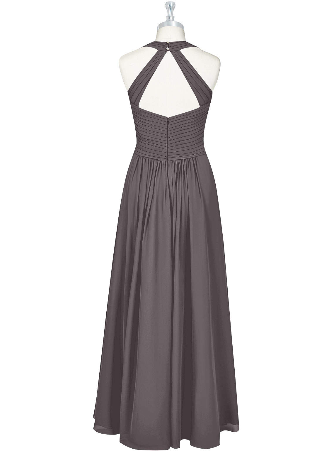 Azazie Claudia Bridesmaid Dresses A-Line Sweetheart Neckline Chiffon Floor-Length Dress image1