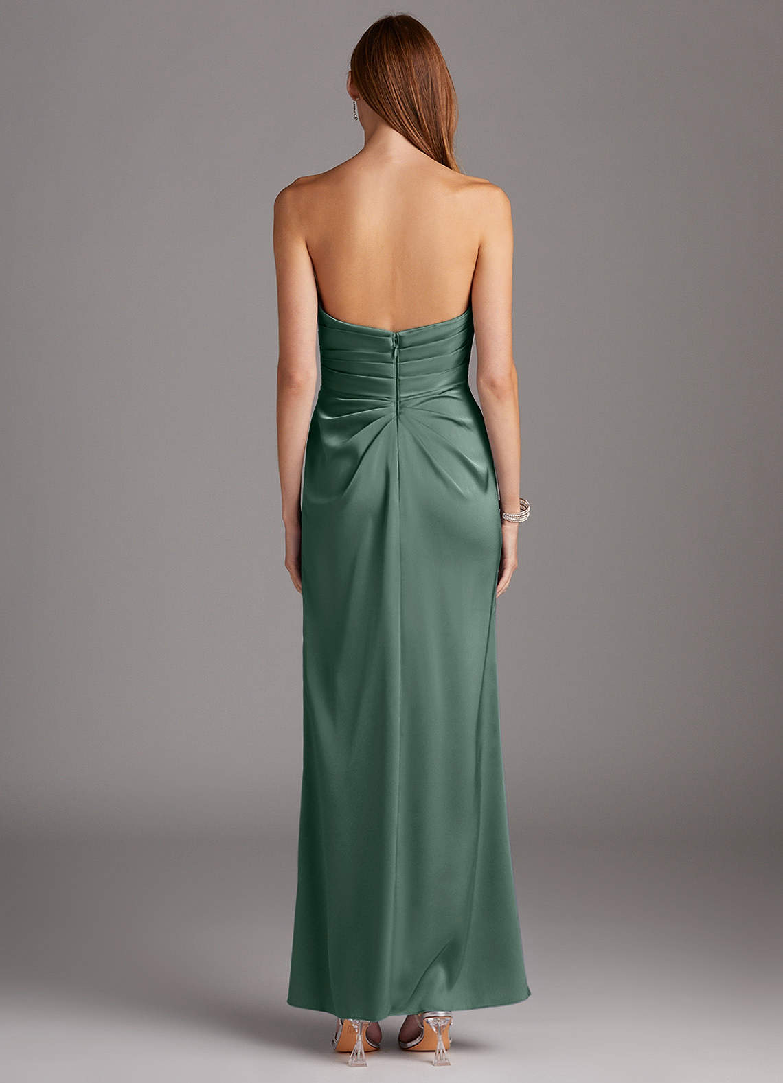 azazie lexie stretch satin dress Azazie Lexie
