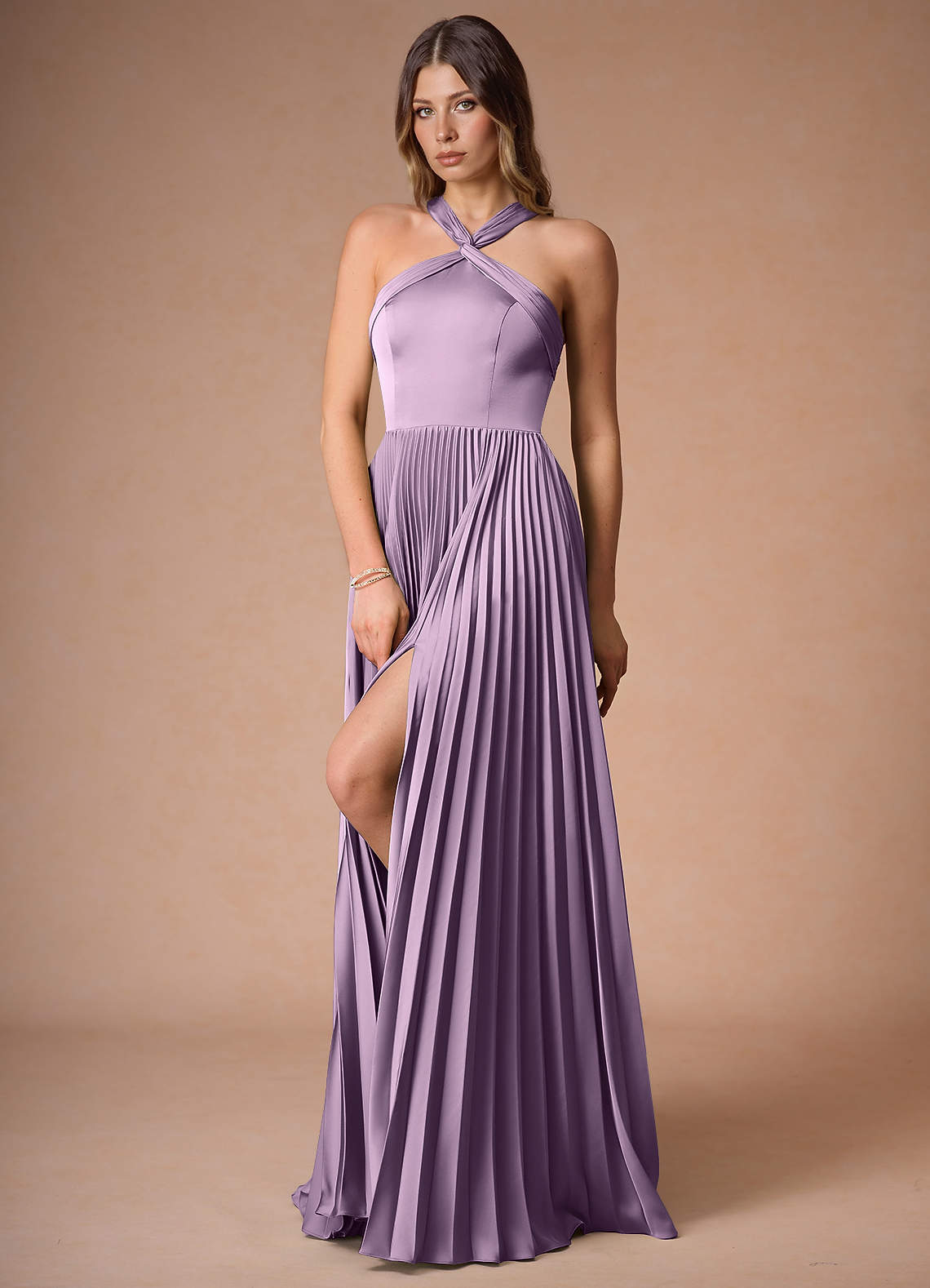 Robe Longue Frostiges Flieder Afra image1
