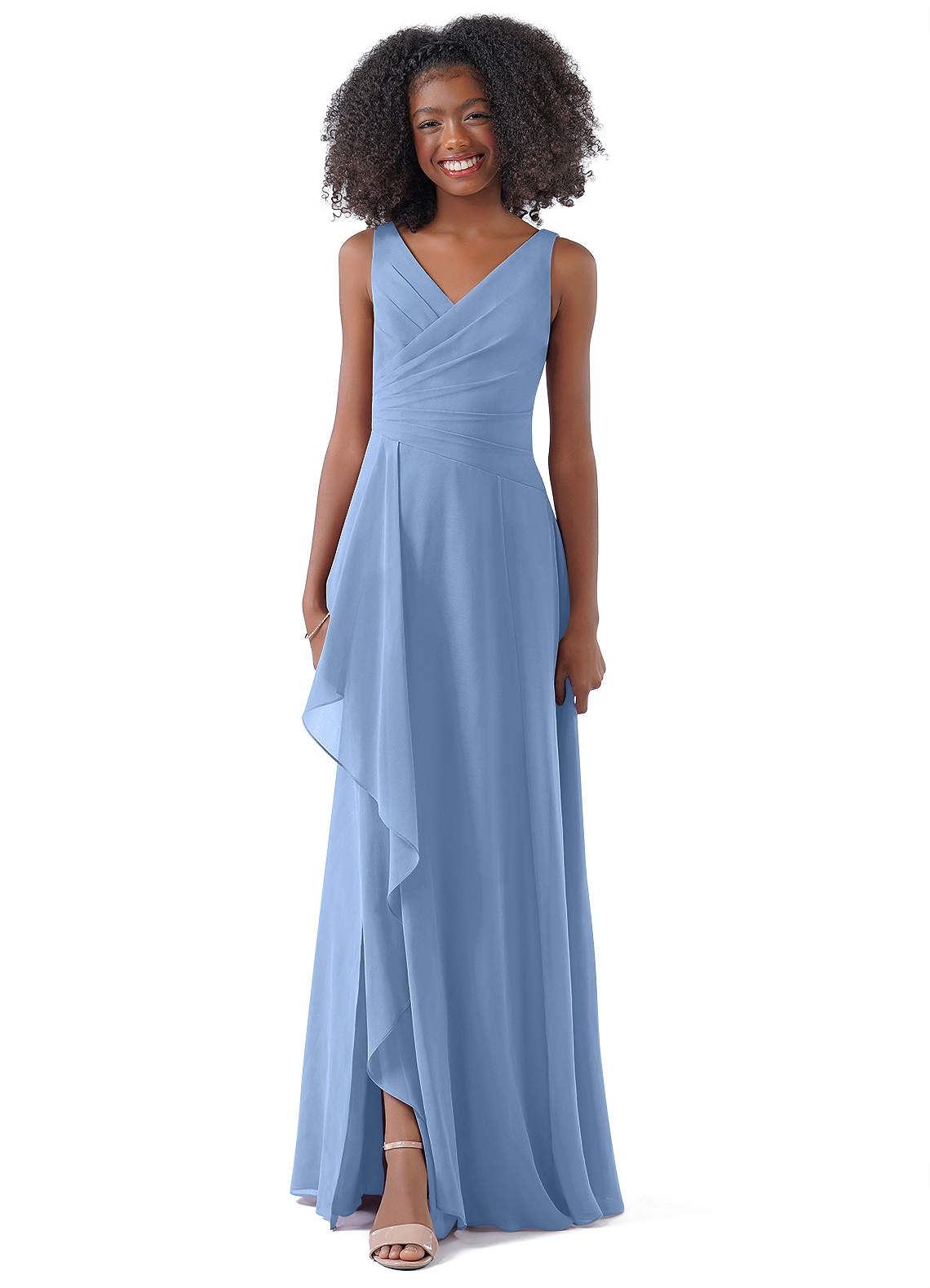 cornflower blue bridesmaid dresses