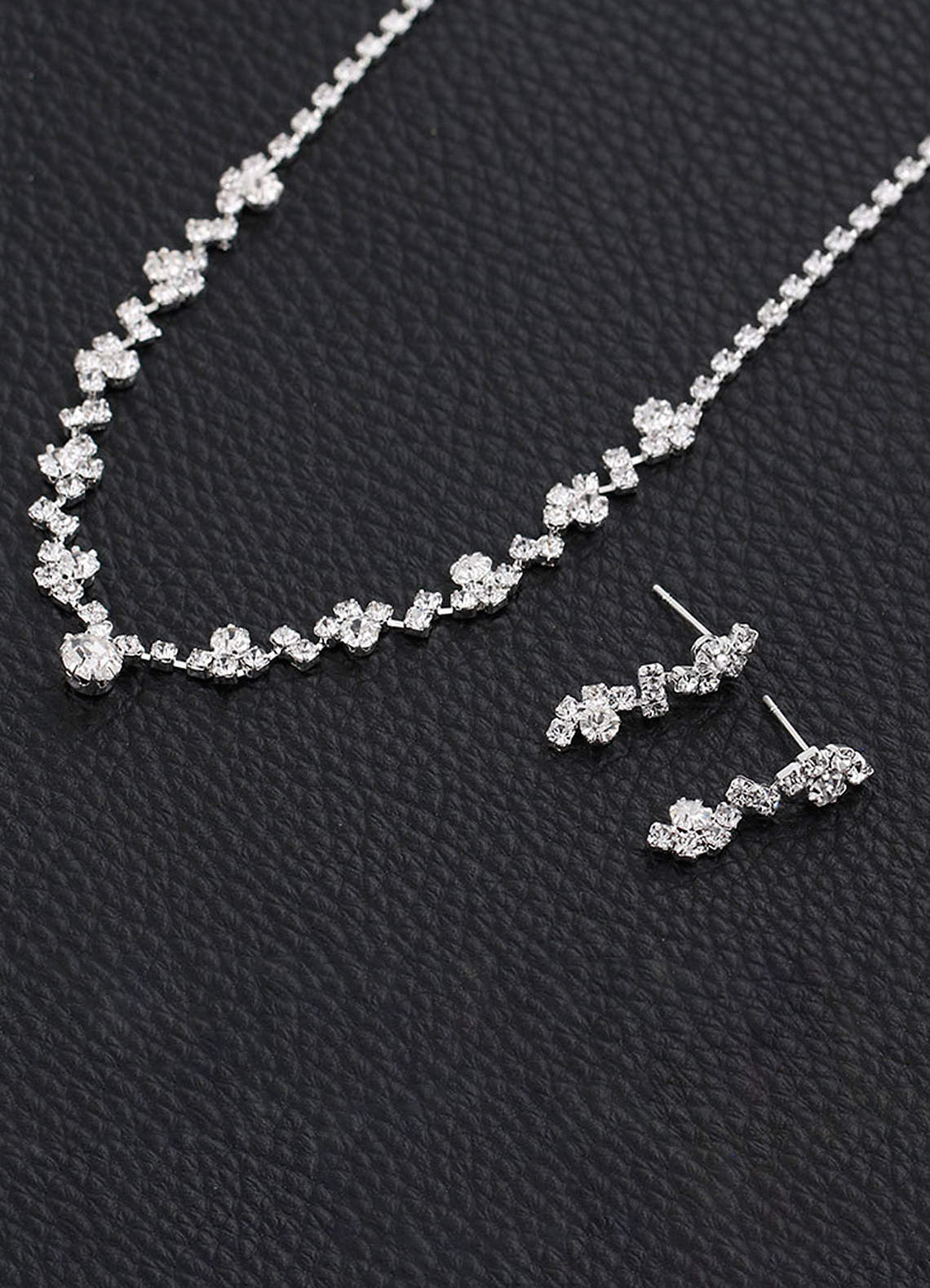 Crystal Vine Jewelry Set Jewelry | Azazie