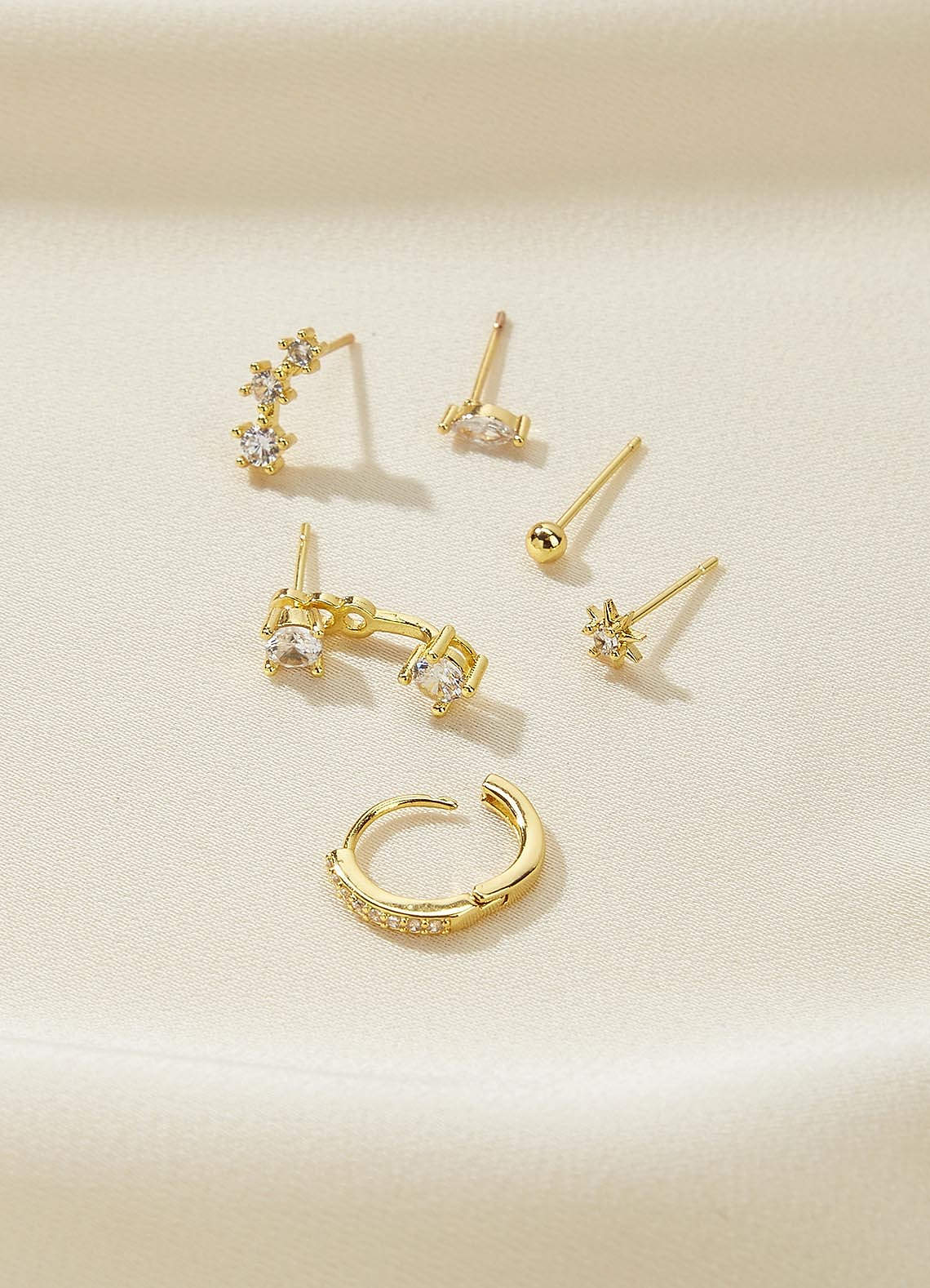 front Ensembles de boucles d'oreilles délicates