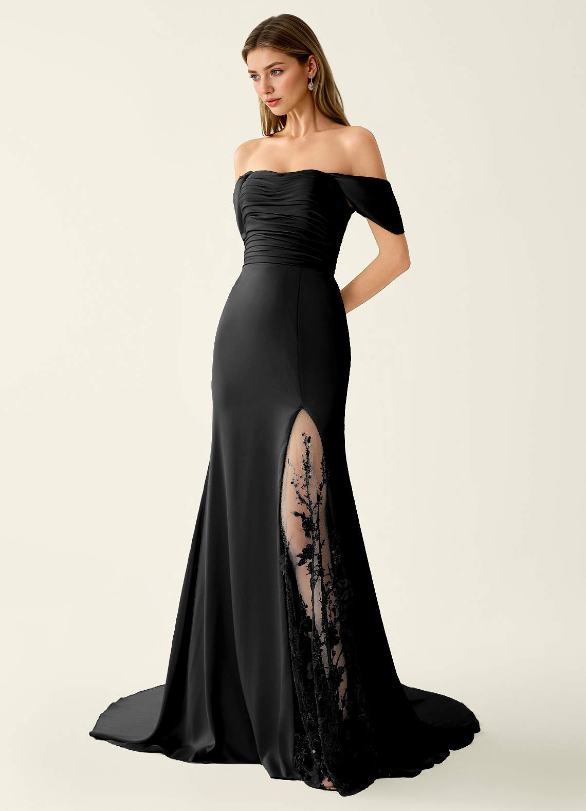 prom flowers for black dress Strapless Floral Long Maxi Neckline Perfect Flowers to Wear for