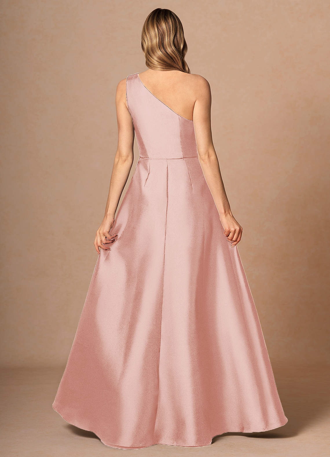 light pink formal maxi dress Azazie Plus Size Dresses Ball Gowns Wedding Guest Black Tie Dresses Ruffles One Shoulder Black light pink formal dress