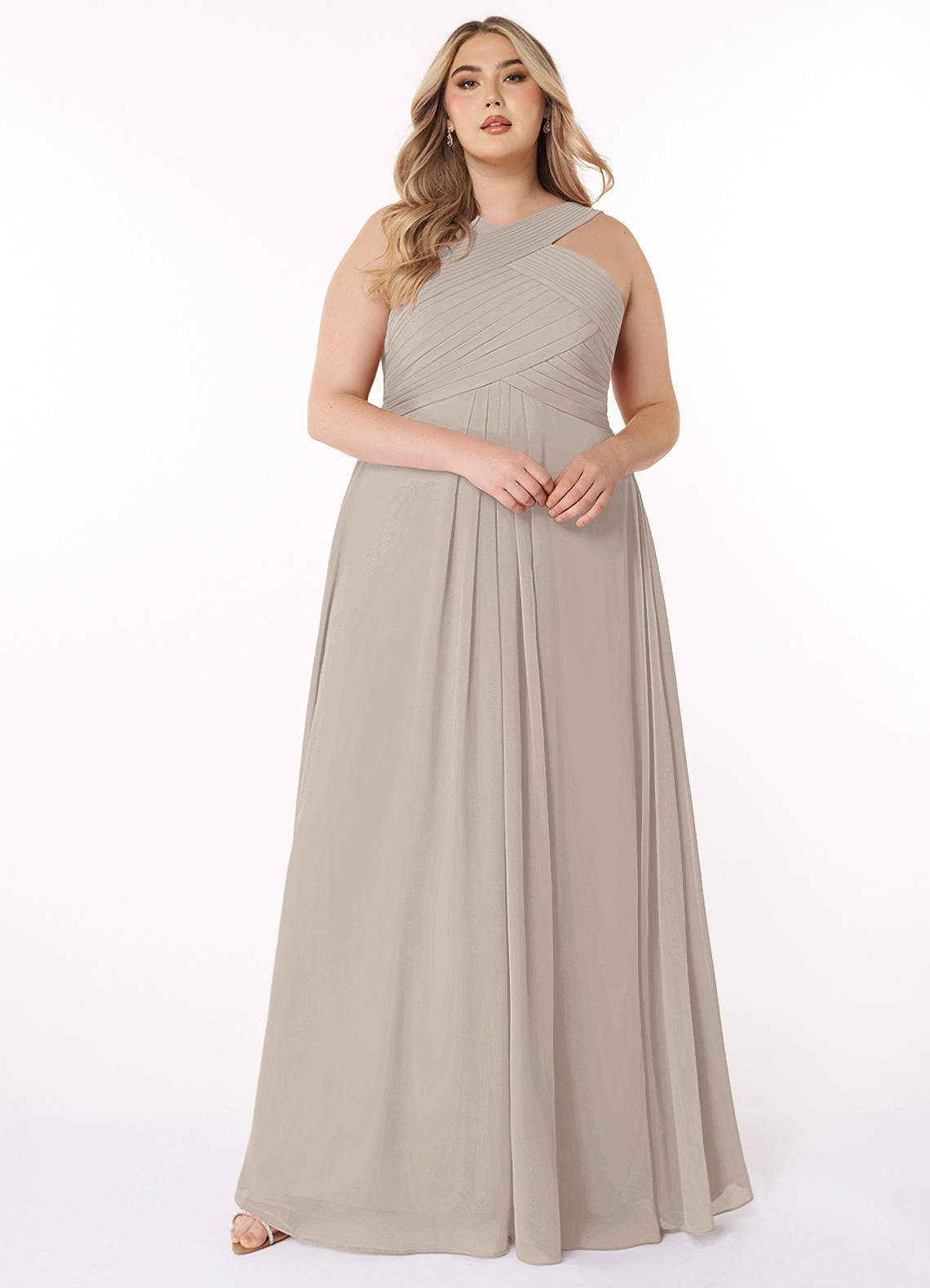 Azazie Kaleigh Frost Chiffon Bridesmaid Dresses | Azazie Azazie Kaleigh Frost Chiffon Bridesmaid Dresses | Azazie