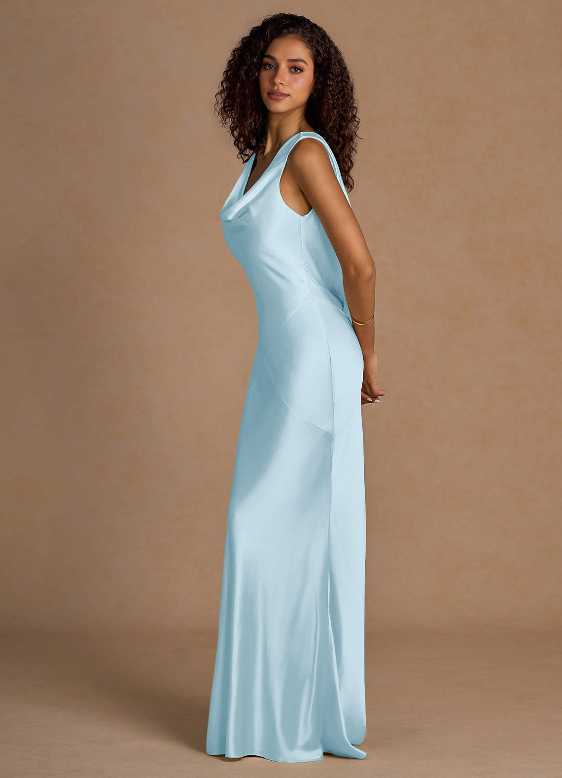 chinese dress ladies Silk Long Sleeve Wrap Dress