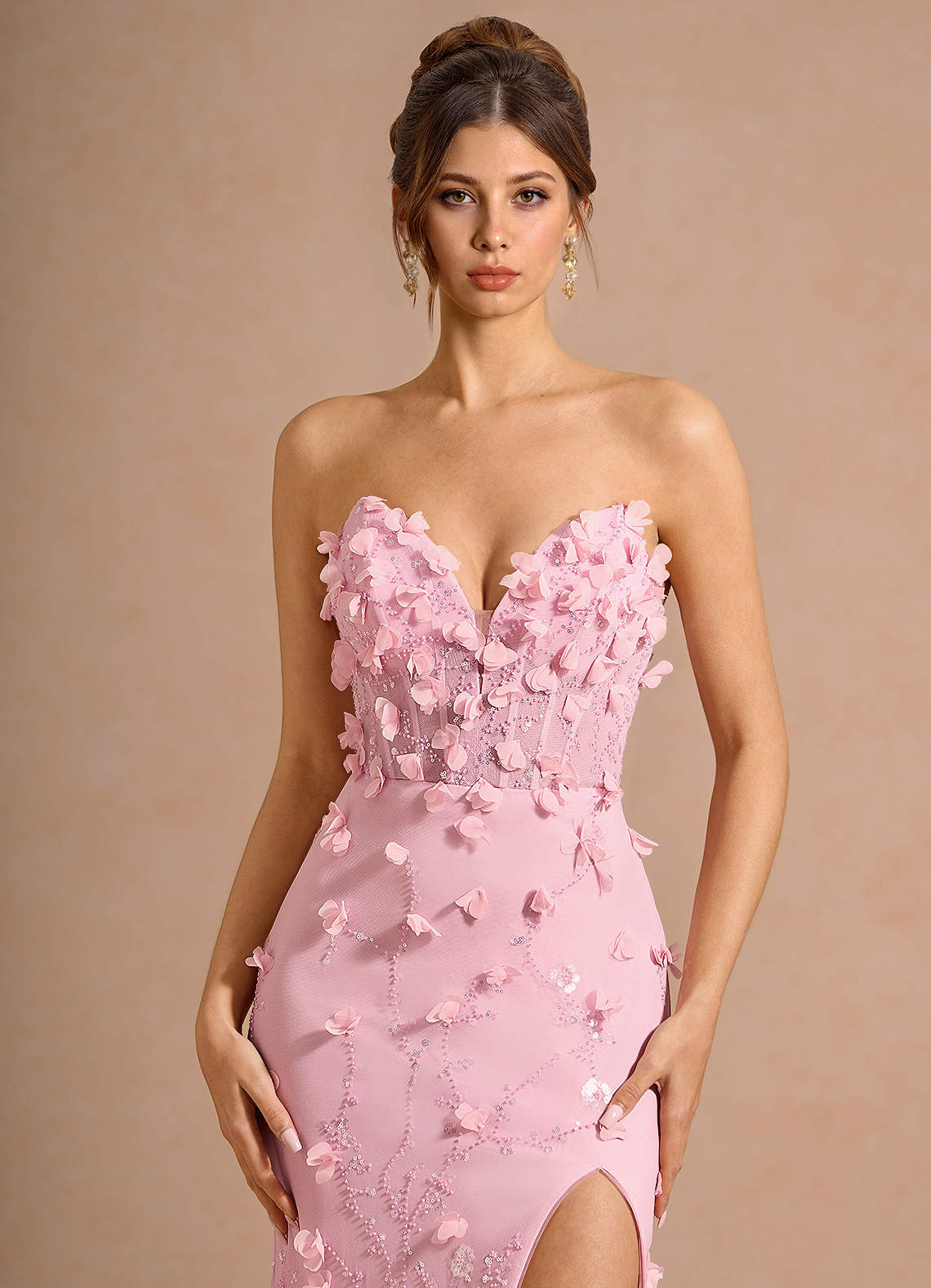 petal pink maxi dress Emmalyn Petal Pink Maxi Dress