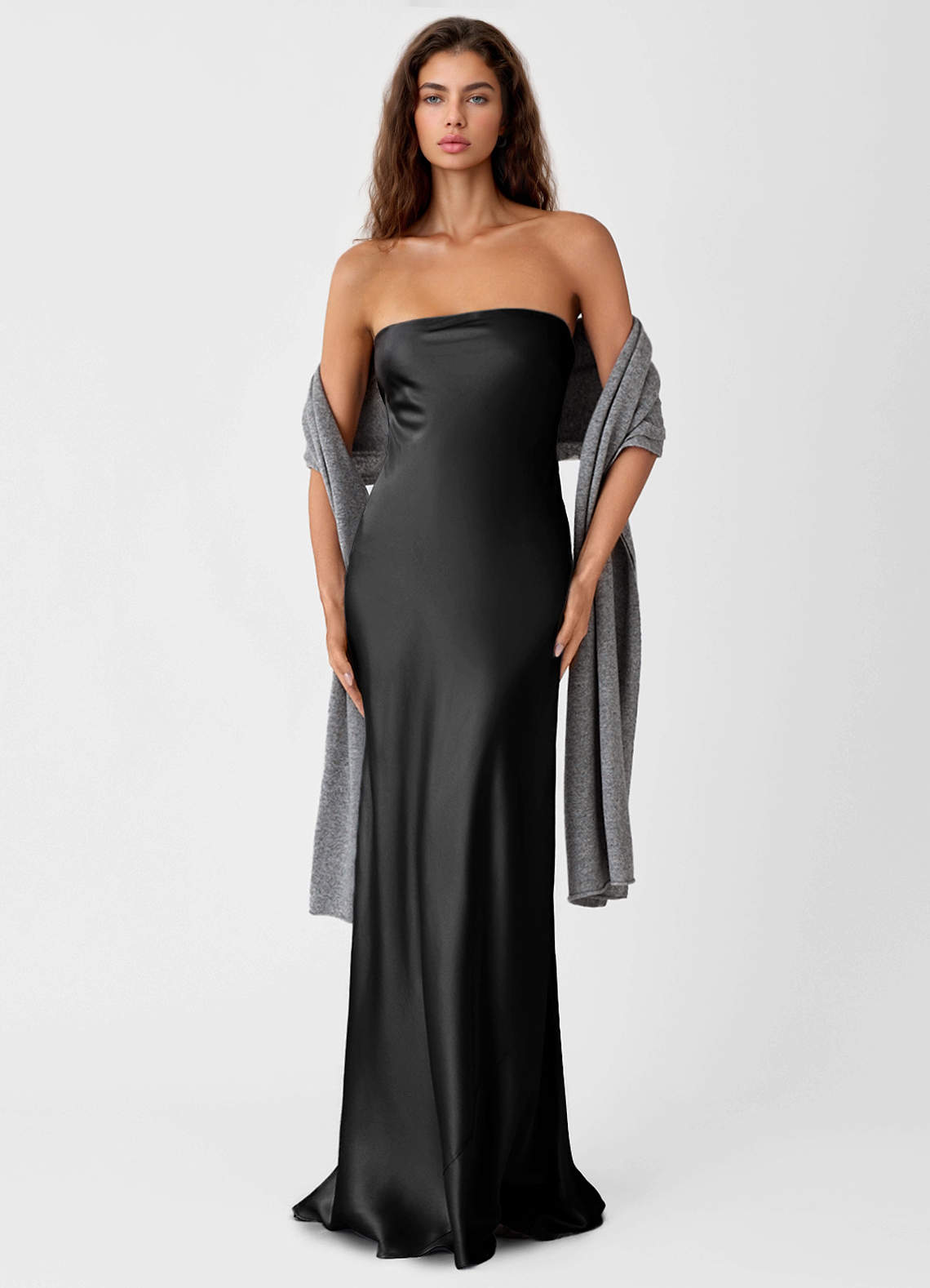 front 100% Cashmere Shawl