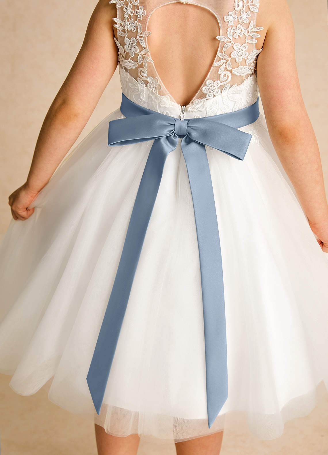chinese dress ladies Blue First Communion Dress main image 0
