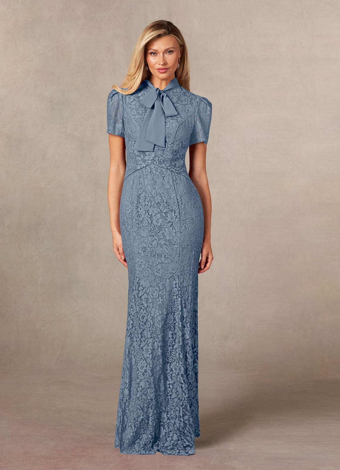 Azazie Carleannia Mother of the Bride Dresses Twilight Mermaid Lace Chiffon Dress image1
