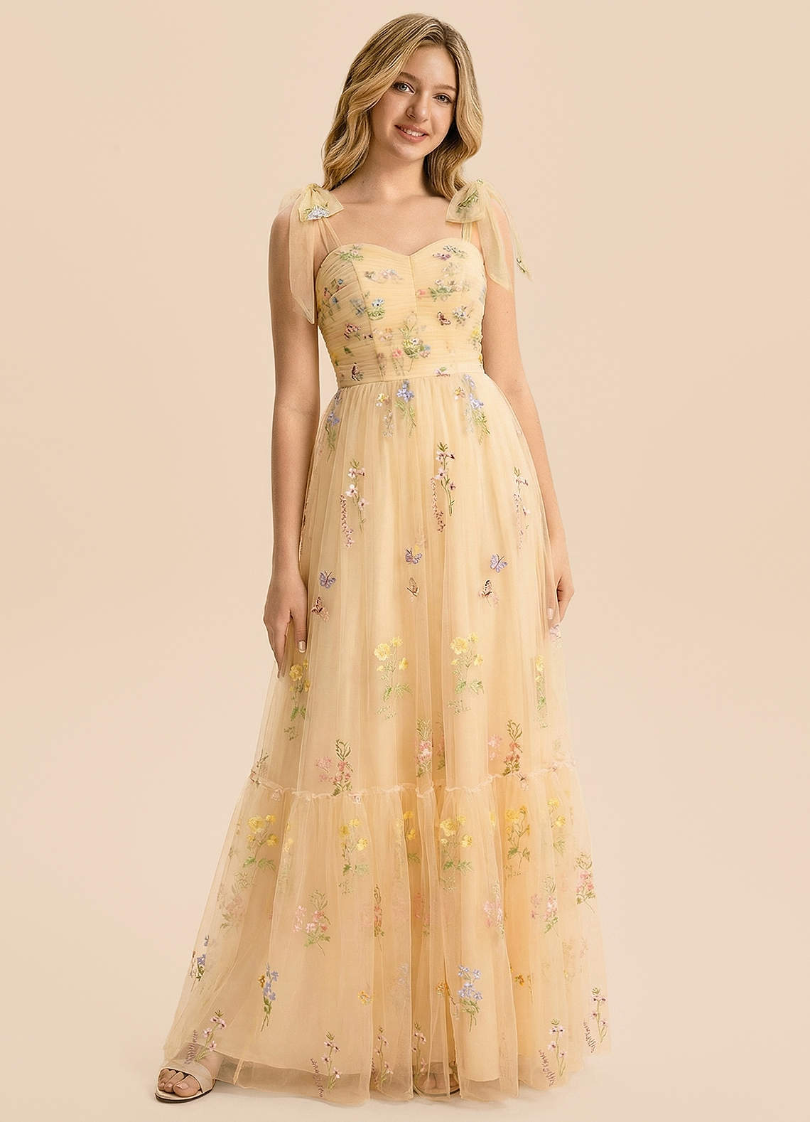 front Azazie Talia Junior Formal Dress