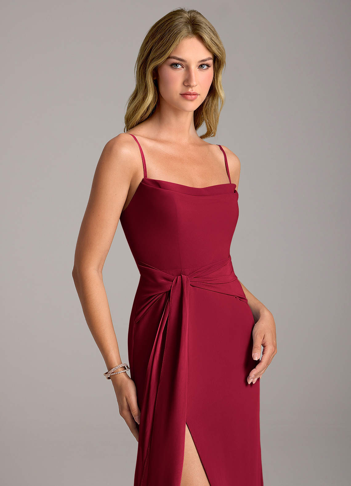 Azazie Tahlia Burgundy Bridesmaid Dresses Azazie