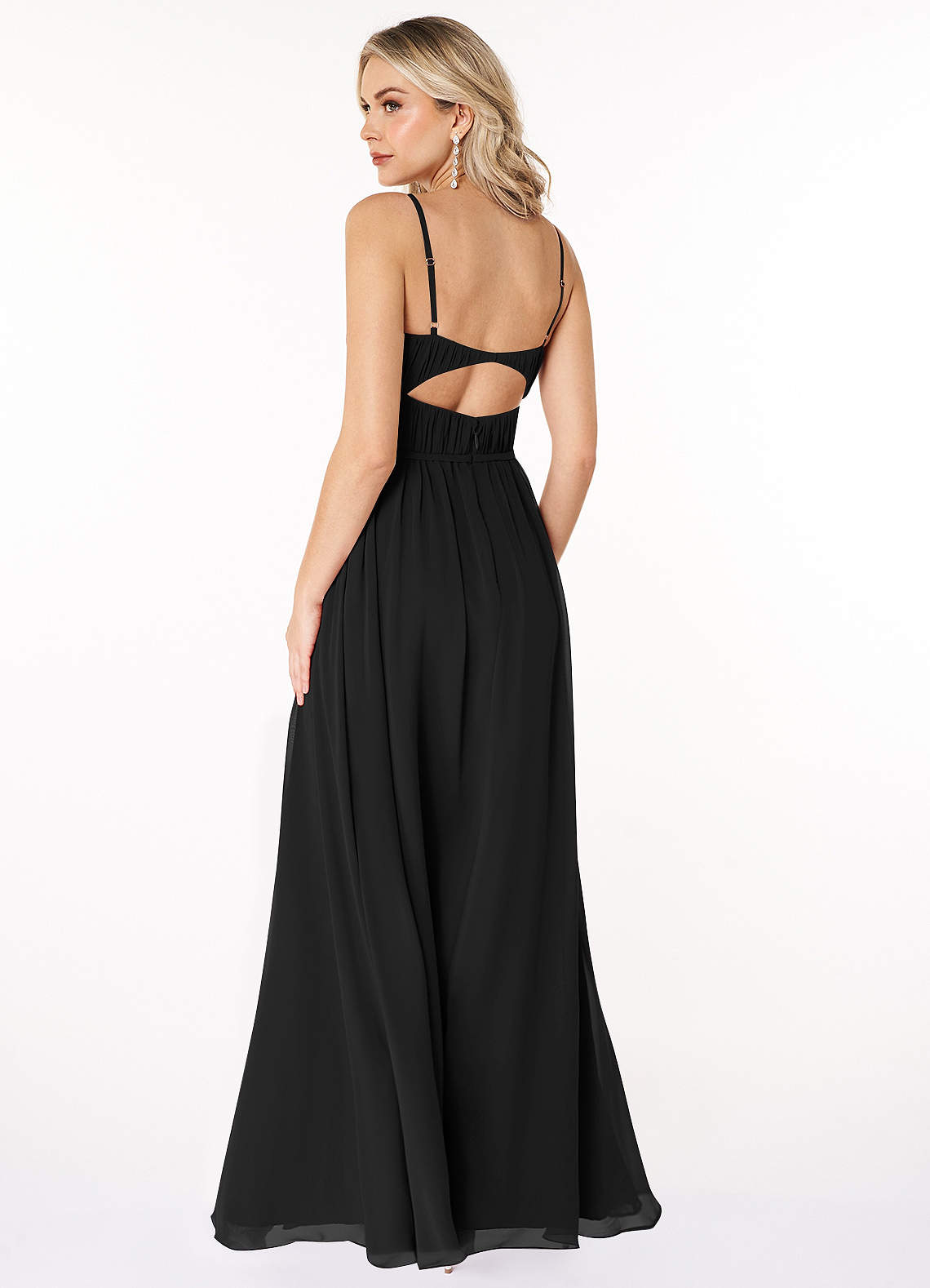 Azazie Yanelie Black Bridesmaid Dresses | Azazie