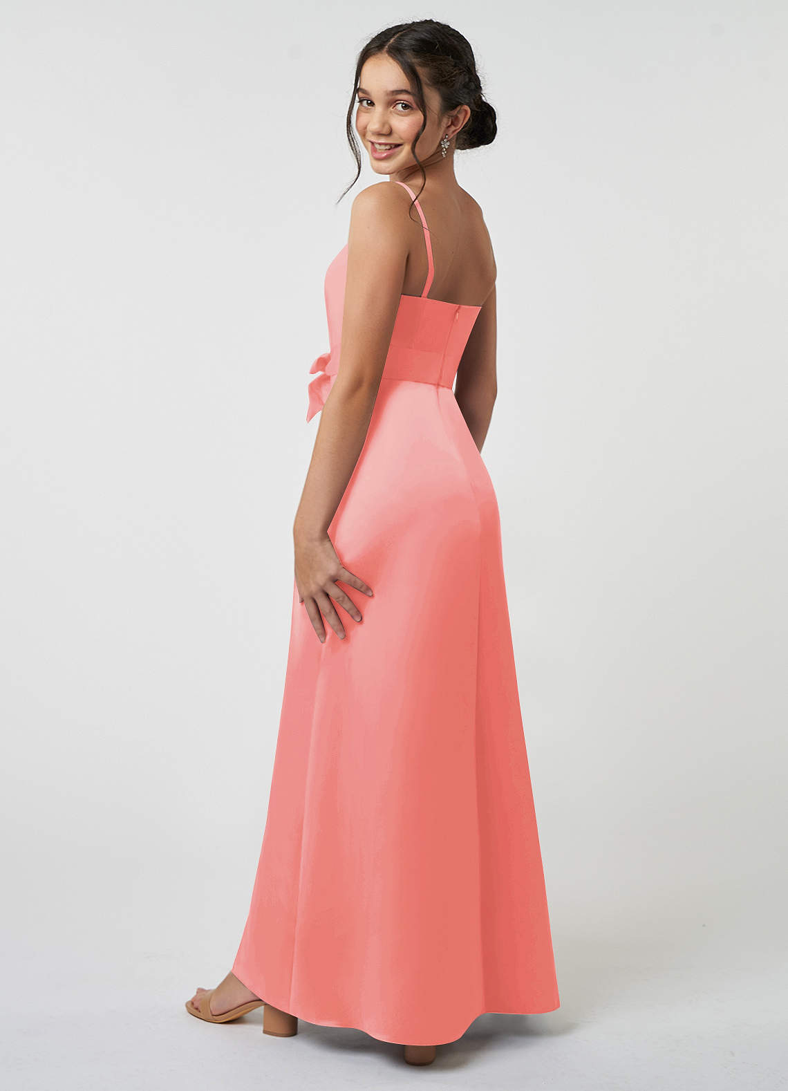 Coral Matron of Honor Dresses