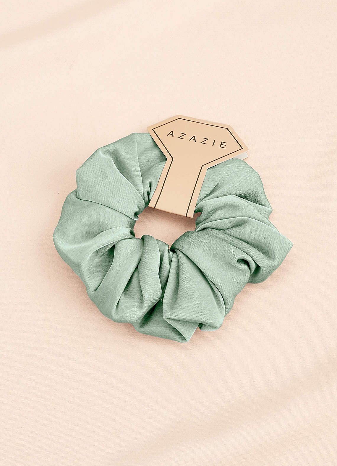 front Bridesmaid Stretch Satin Over Size Scrunchie Set