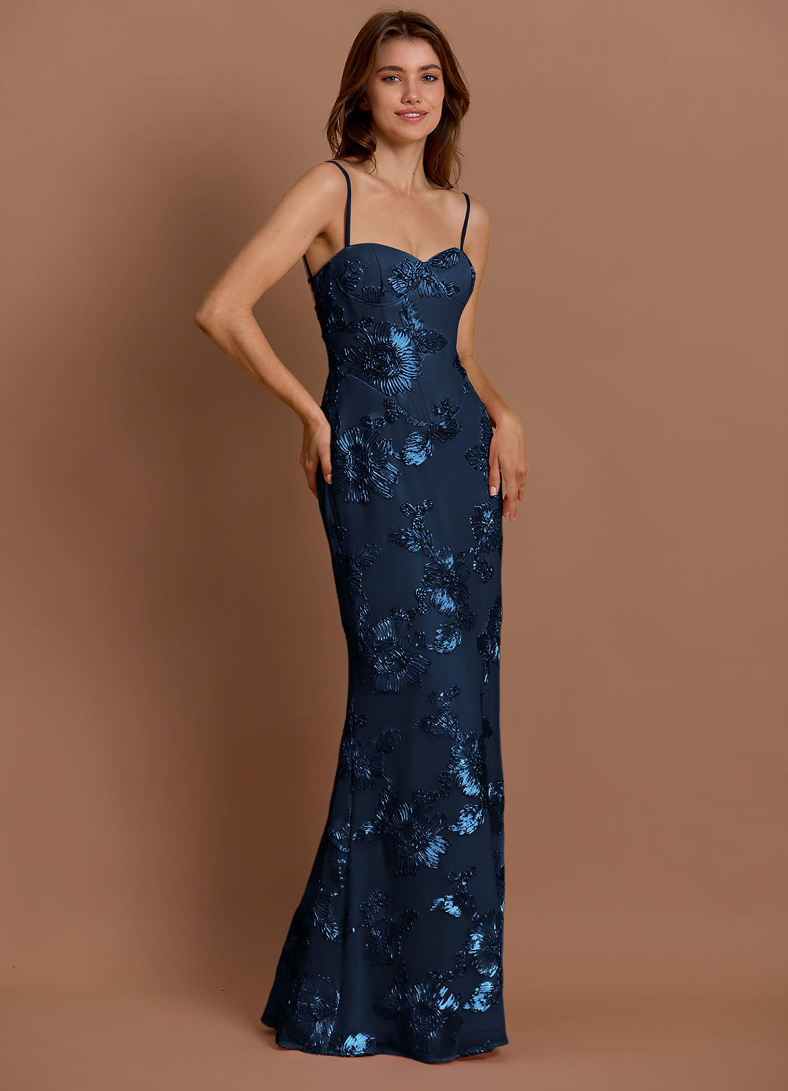 casual maxi dresses near me Navy Cotton Sleeveless Maxi Dress - Casual Dresses