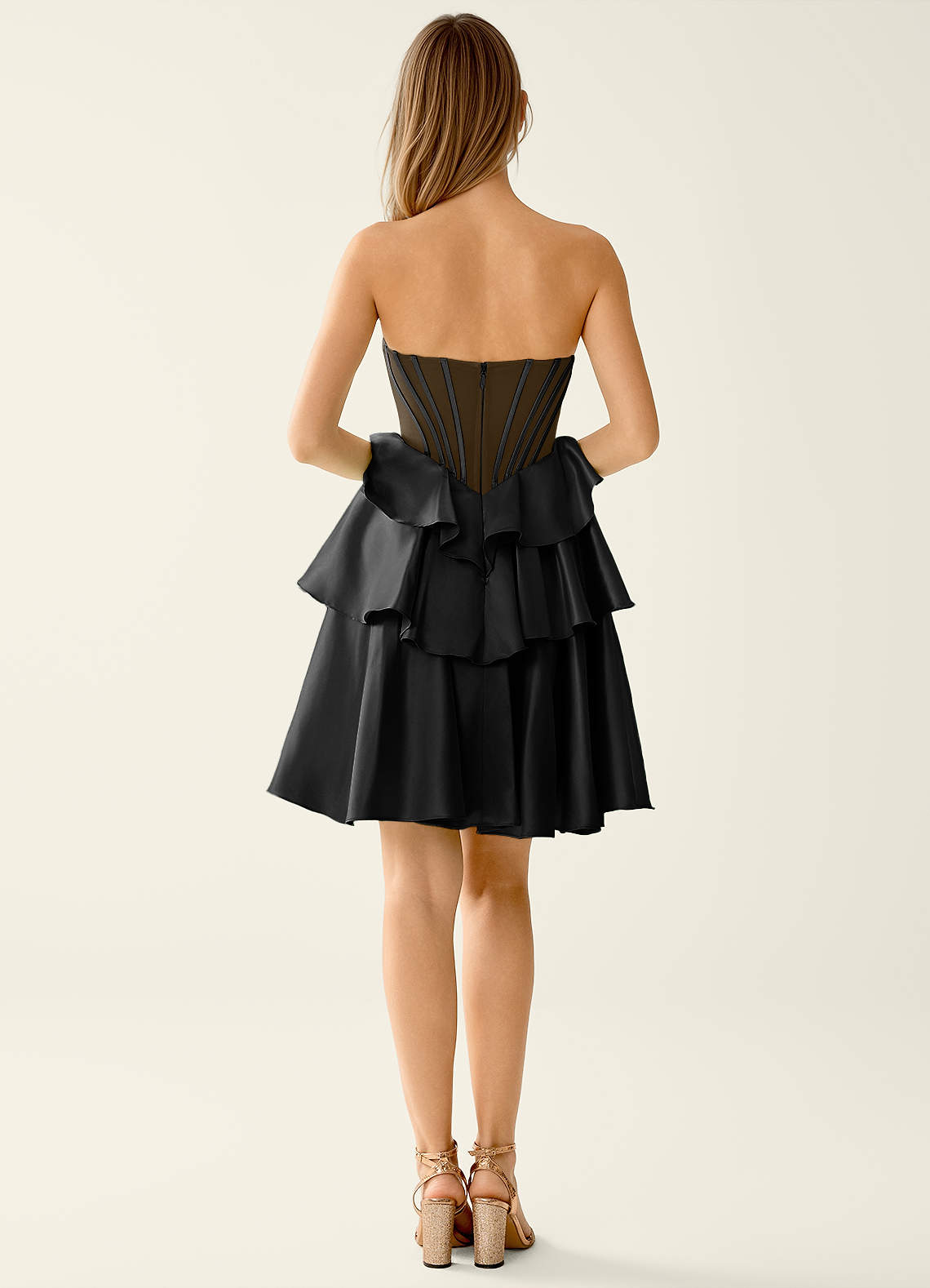 Aurisse Black Mini Dress image5