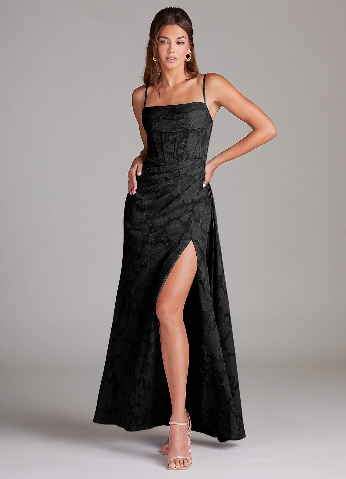 Azazie Denisa Black Bridesmaid Dresses | Azazie