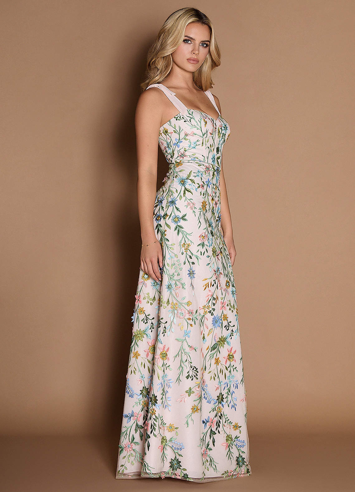 Amarie Blush Pink Multi Maxi Dress image1