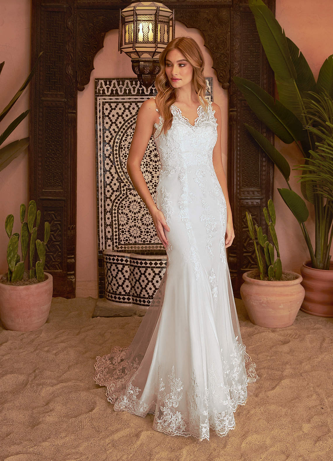 diamond mermaid wedding dresses