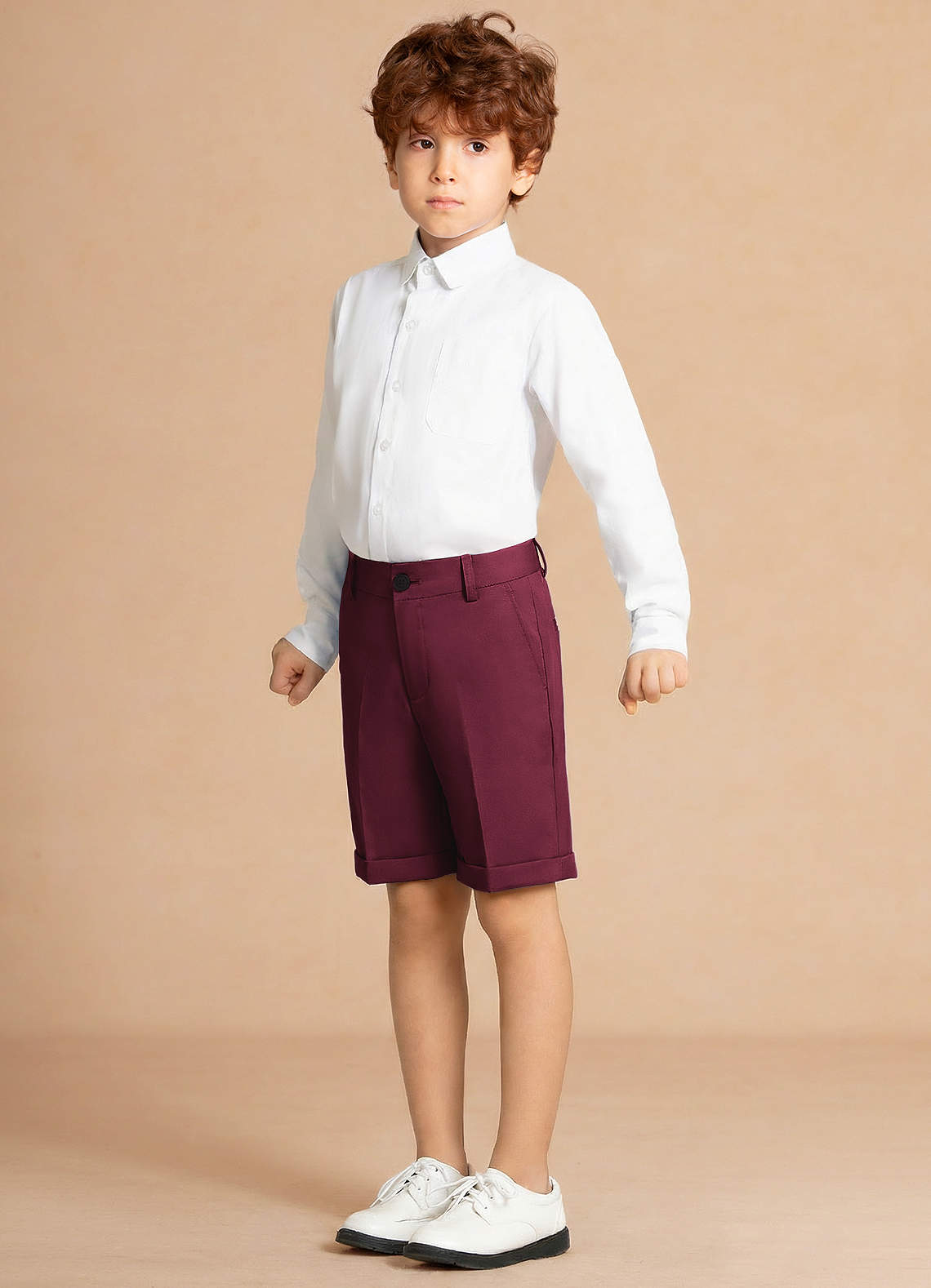 front Finn Borgoña Pantalones cortos de niño