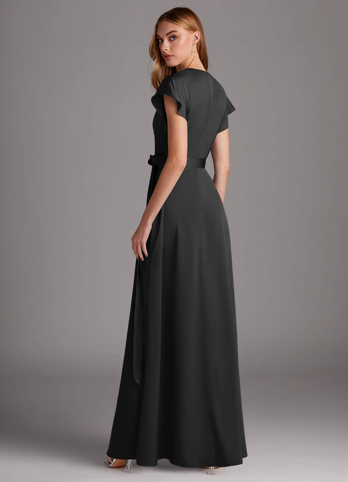 Azazie Nico Zwart Bruidsmeisjes Jurken Azazie