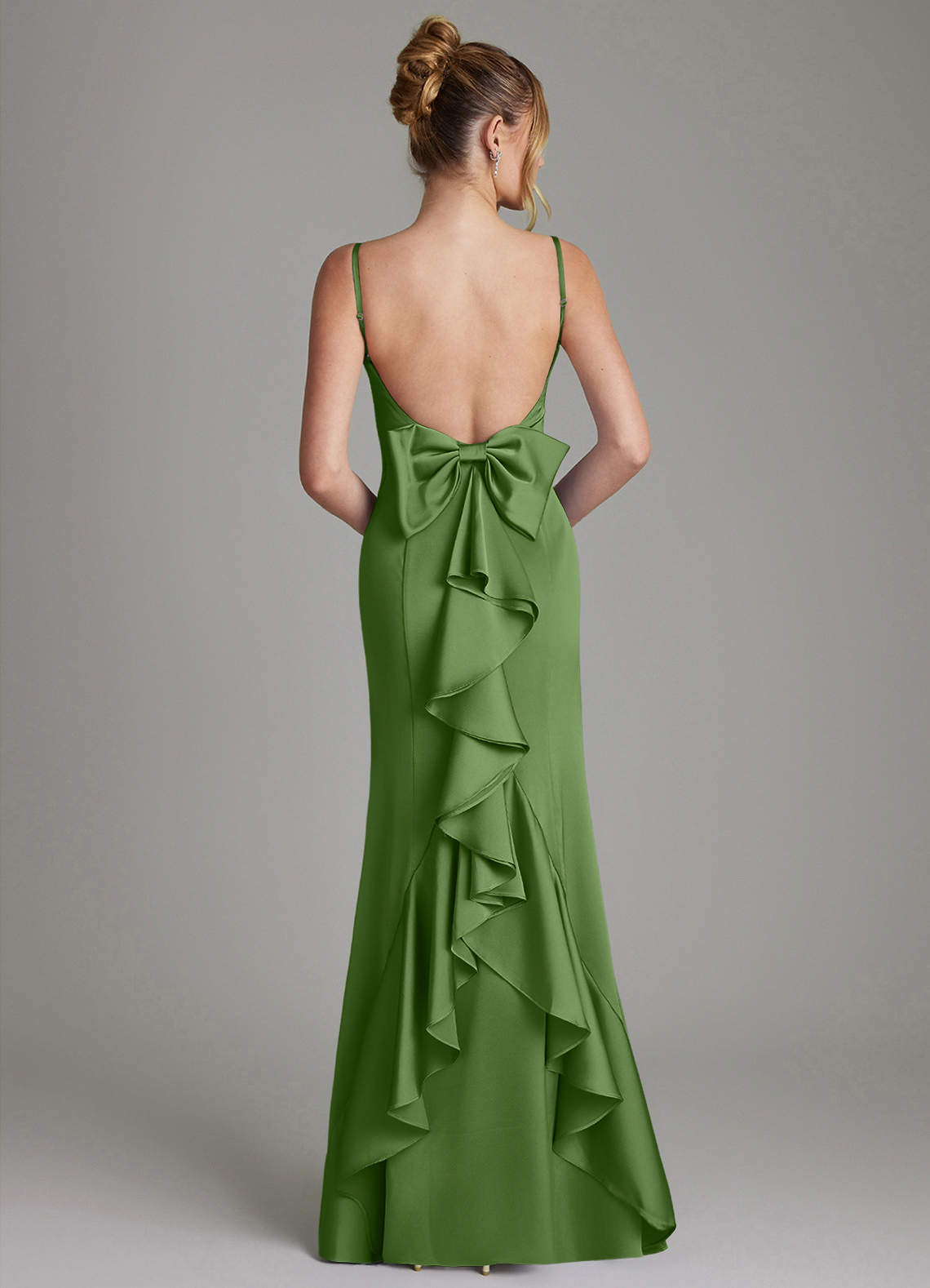 basil bridesmaid dress Azazie A-Line Sweetheart Floor-Length Chiffon Bridesmaid Dresses