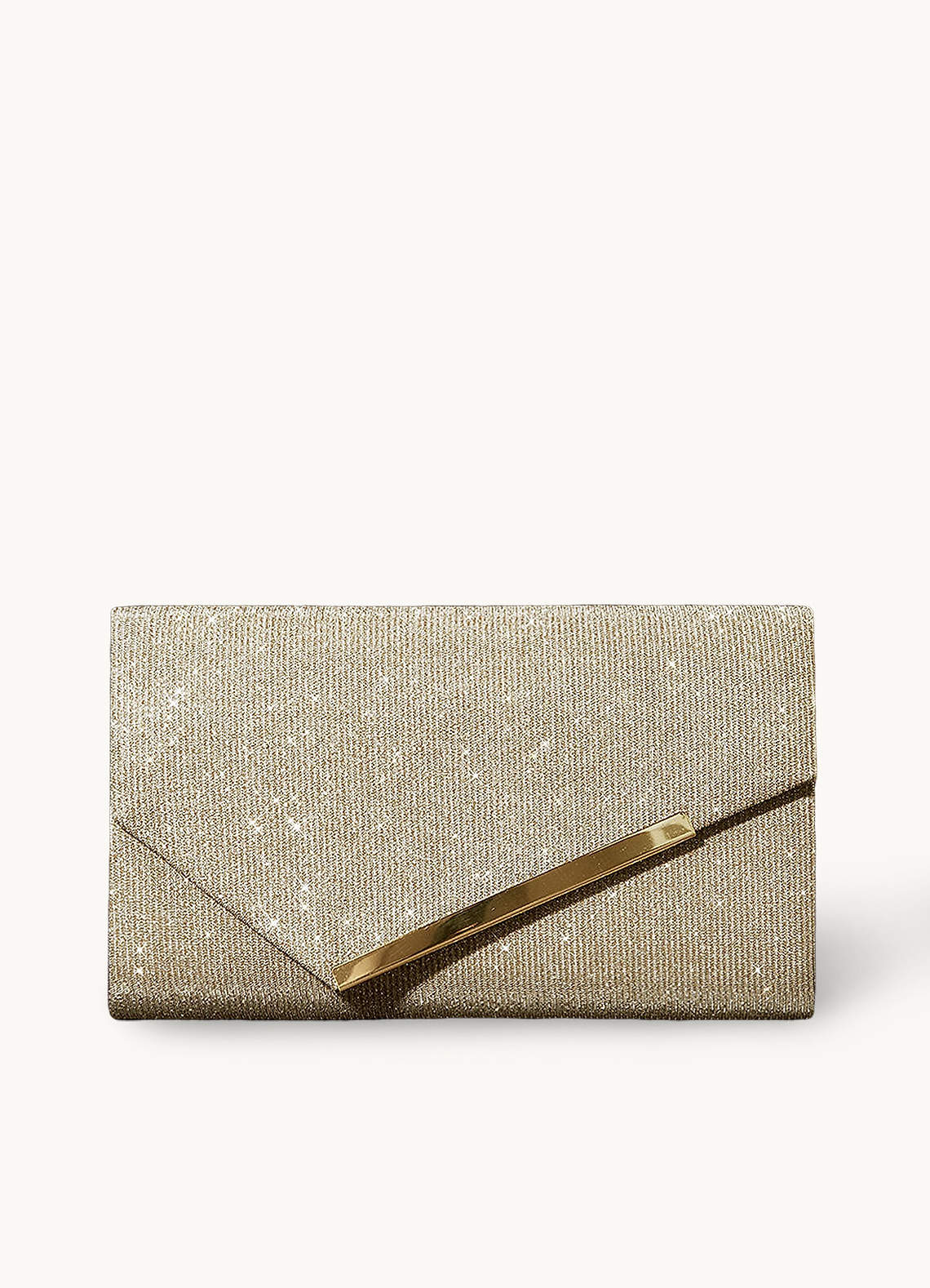 Gold envelope clutch on sale