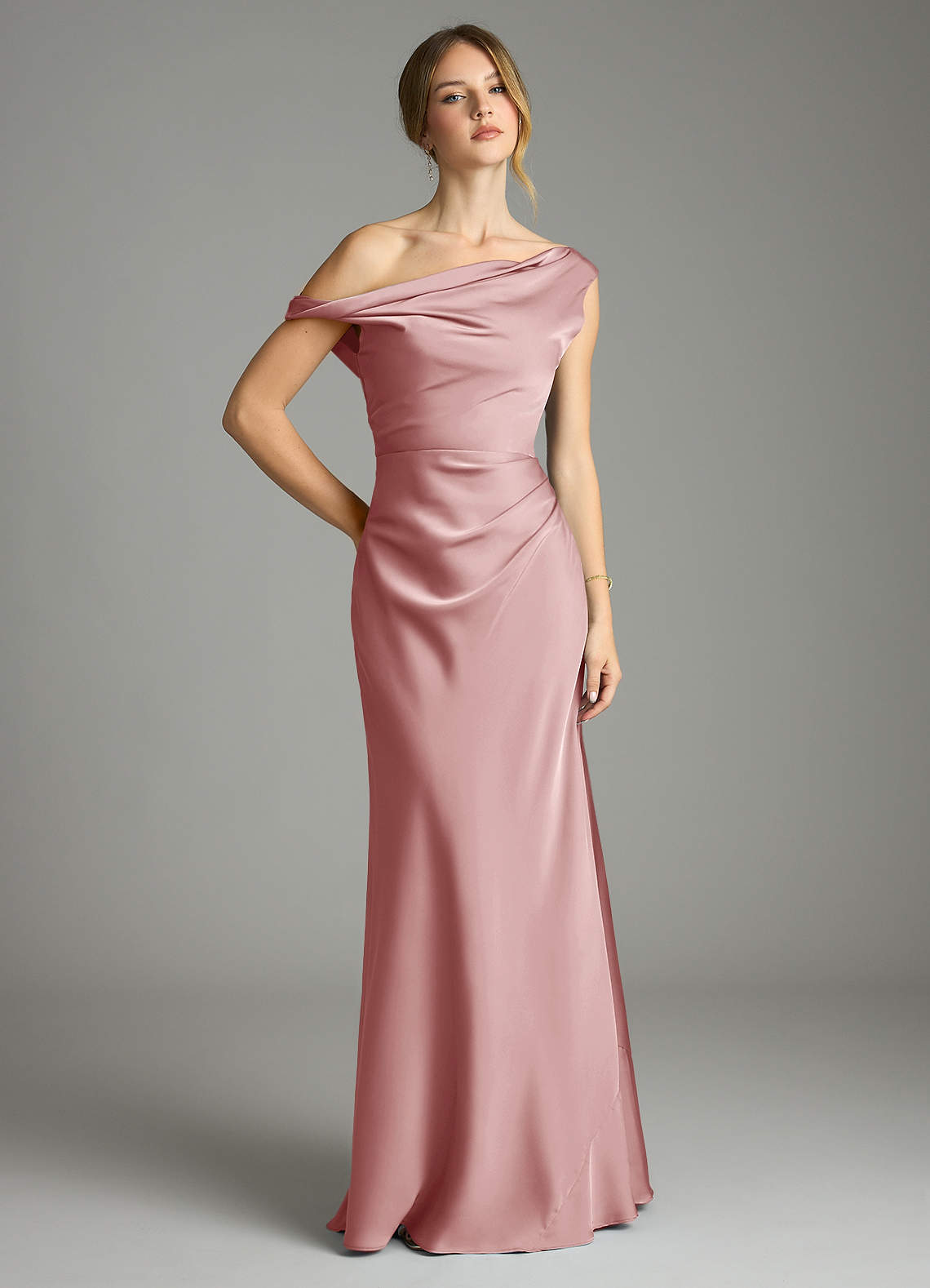 Azazie Emerson Dusty Rose Bridesmaid Dresses | Azazie