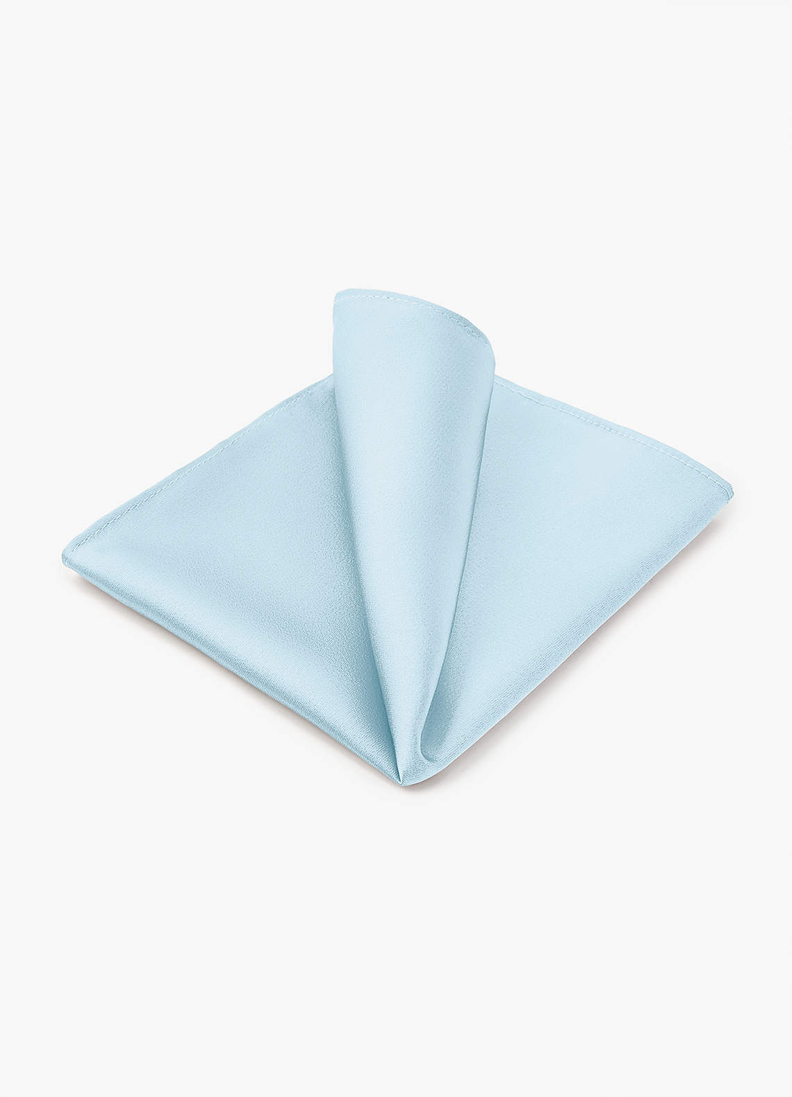 front Ensemble de 6 pochettes de costume assorties en satin extensible pour garçons d'honneur