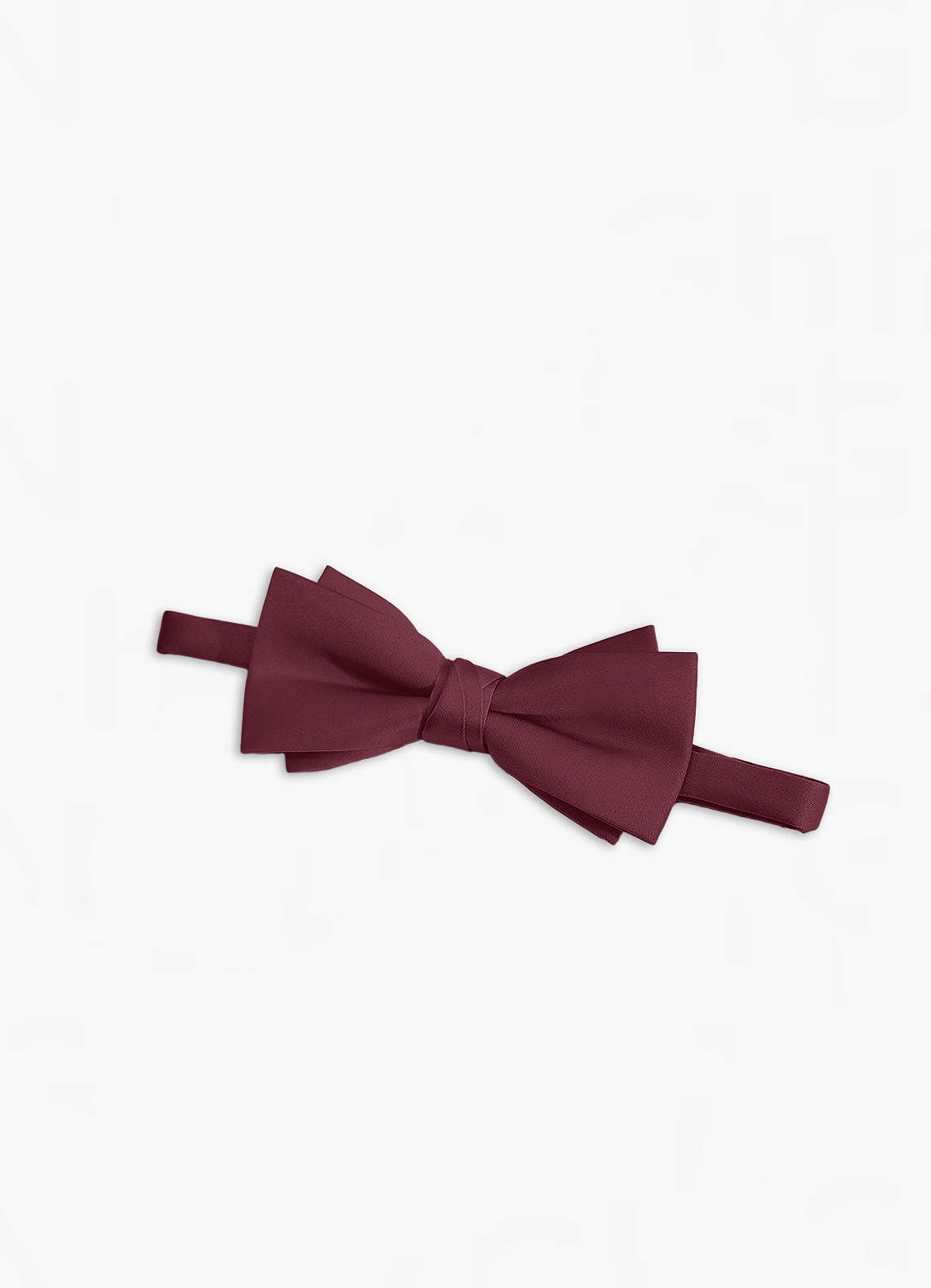 front Matte Satin Dress Bow Tie