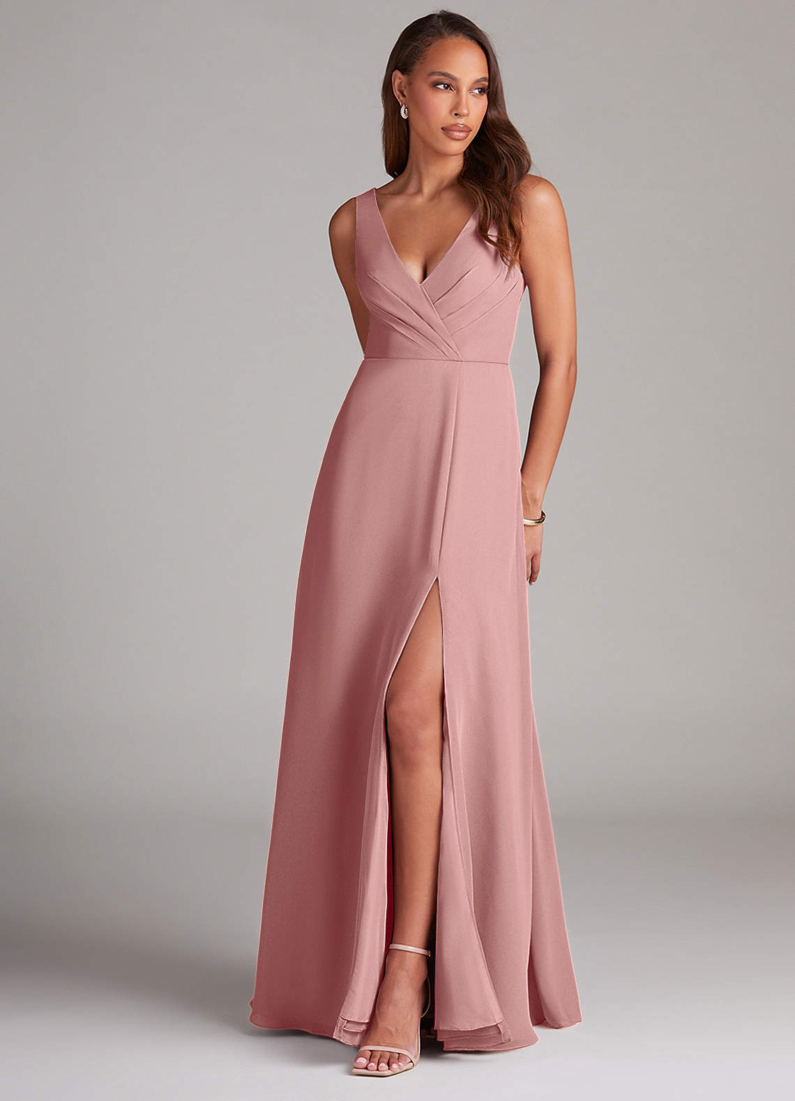 azazie bridesmaid dresses dusty rose Azazie Charlize